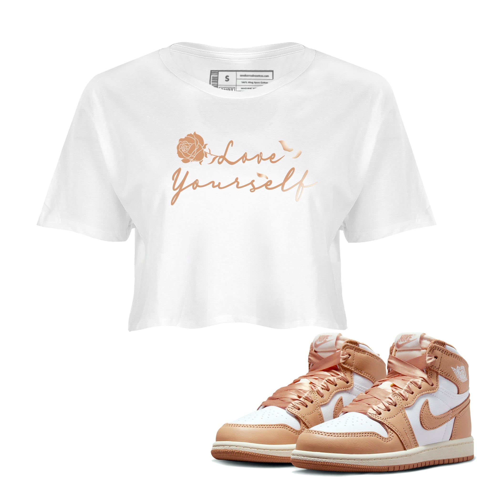 Love Yourself snkmatch Women's Top - Air Jordan 1 Praline