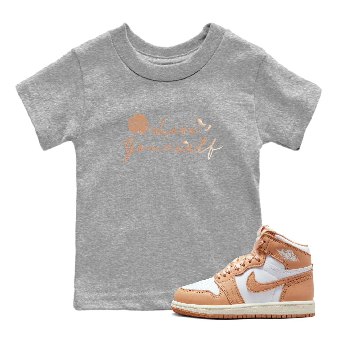 Love Yourself snkmatch Tee Kids - Air Jordan 1 Praline