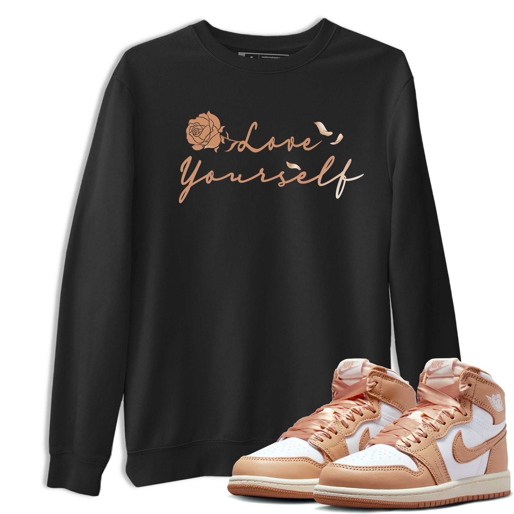 Love Yourself snkmatch Tee - Air Jordan 1 Praline