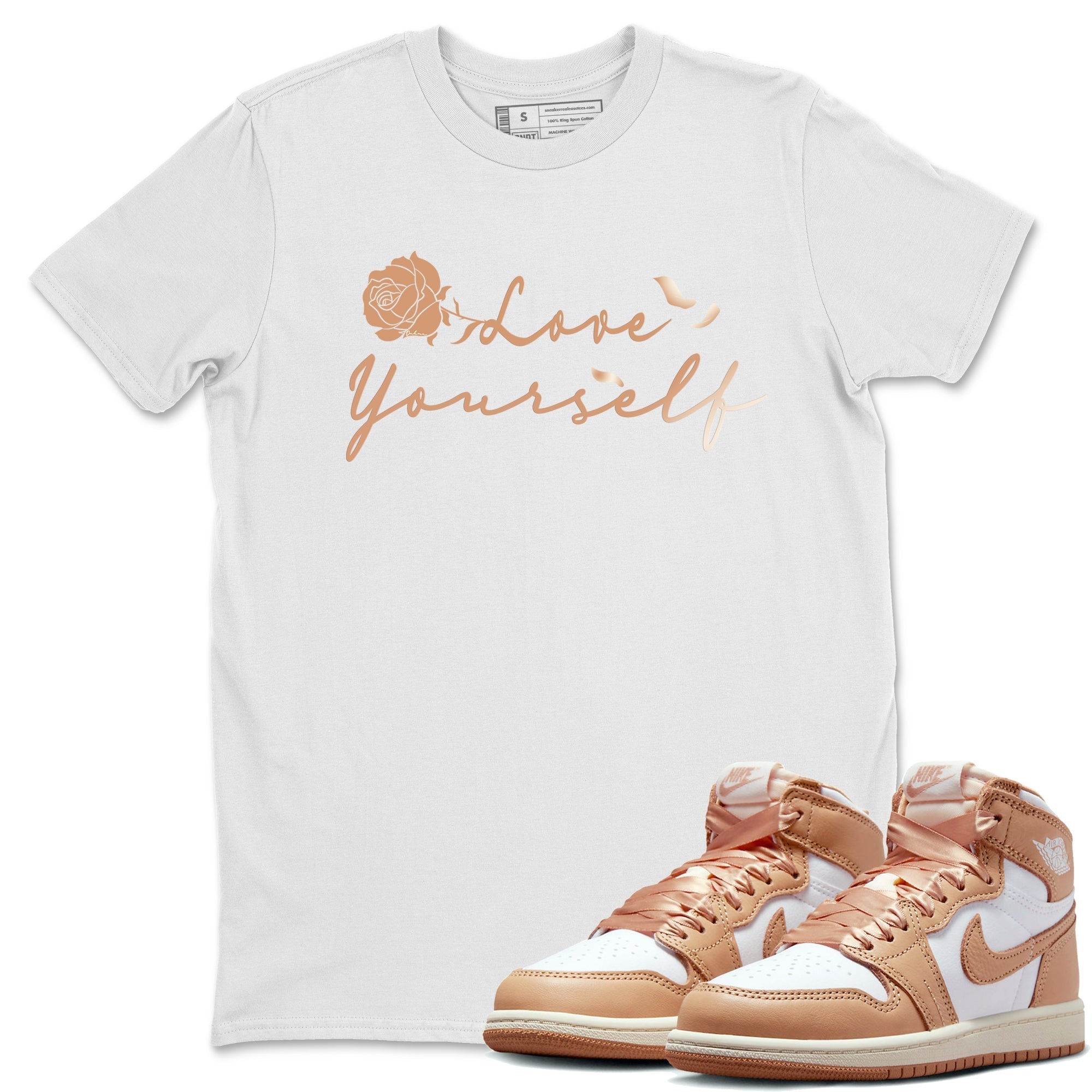 Love Yourself snkmatch Tee - Air Jordan 1 Praline