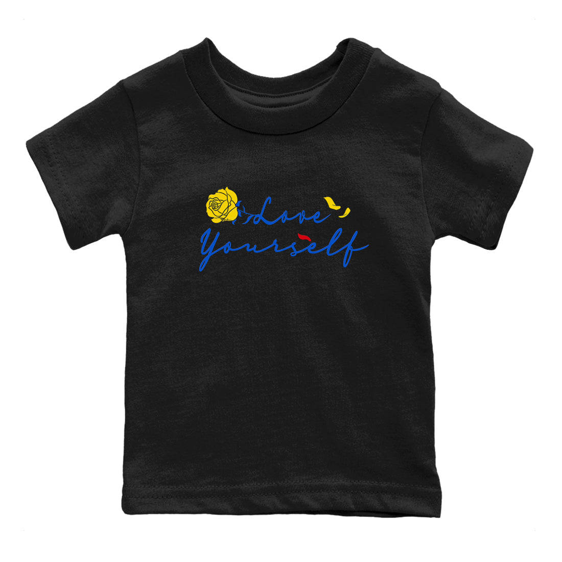 Love Yourself snkmatch Tees Kids - Air Jordan 1 Travis Scott Canary