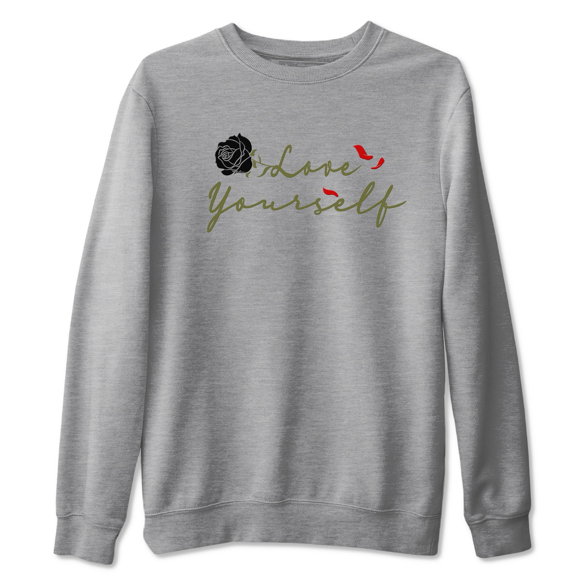 Love Yourself snkmatch Tees - Air Jordan 1 Travis Scott Medium Olive