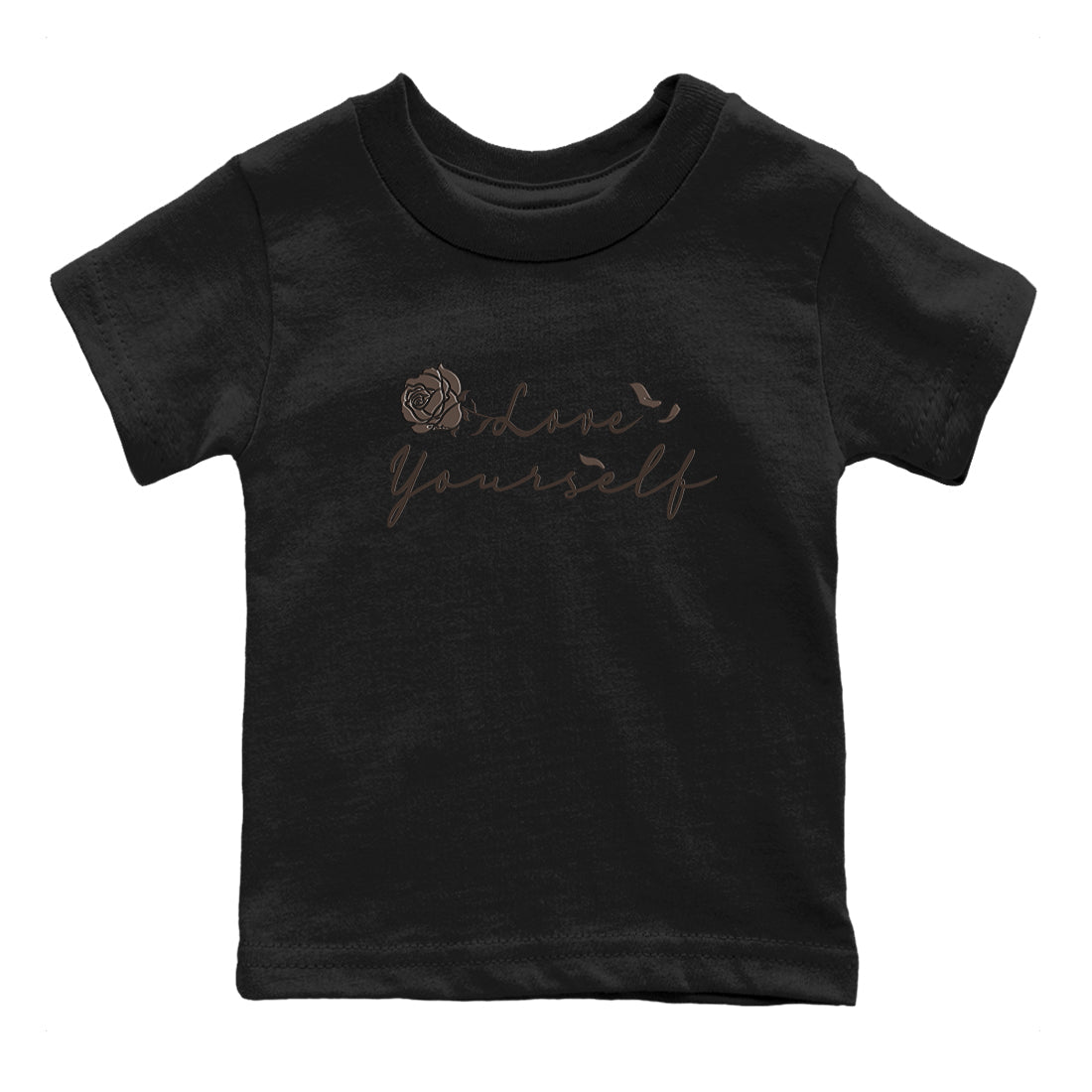 Love Yourself snkmatch Tees Kids - Air Jordan 1 Travis Scott Velvet Brown