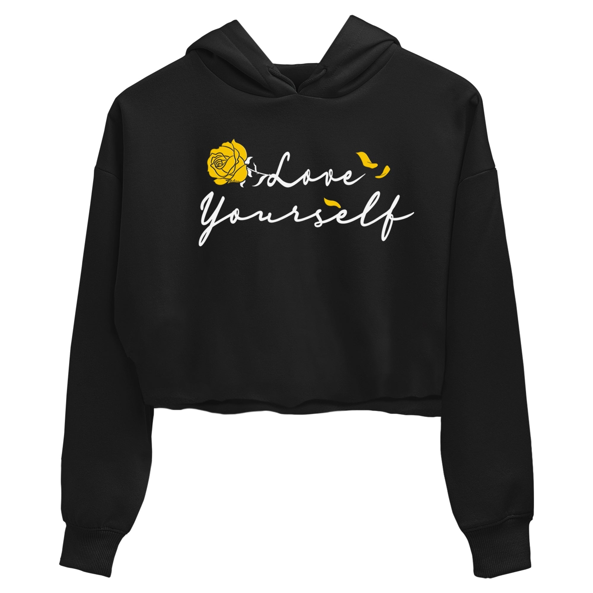Love Yourself snkmatch Tees Crop Top - Air Jordan 1 Yellow Ochre