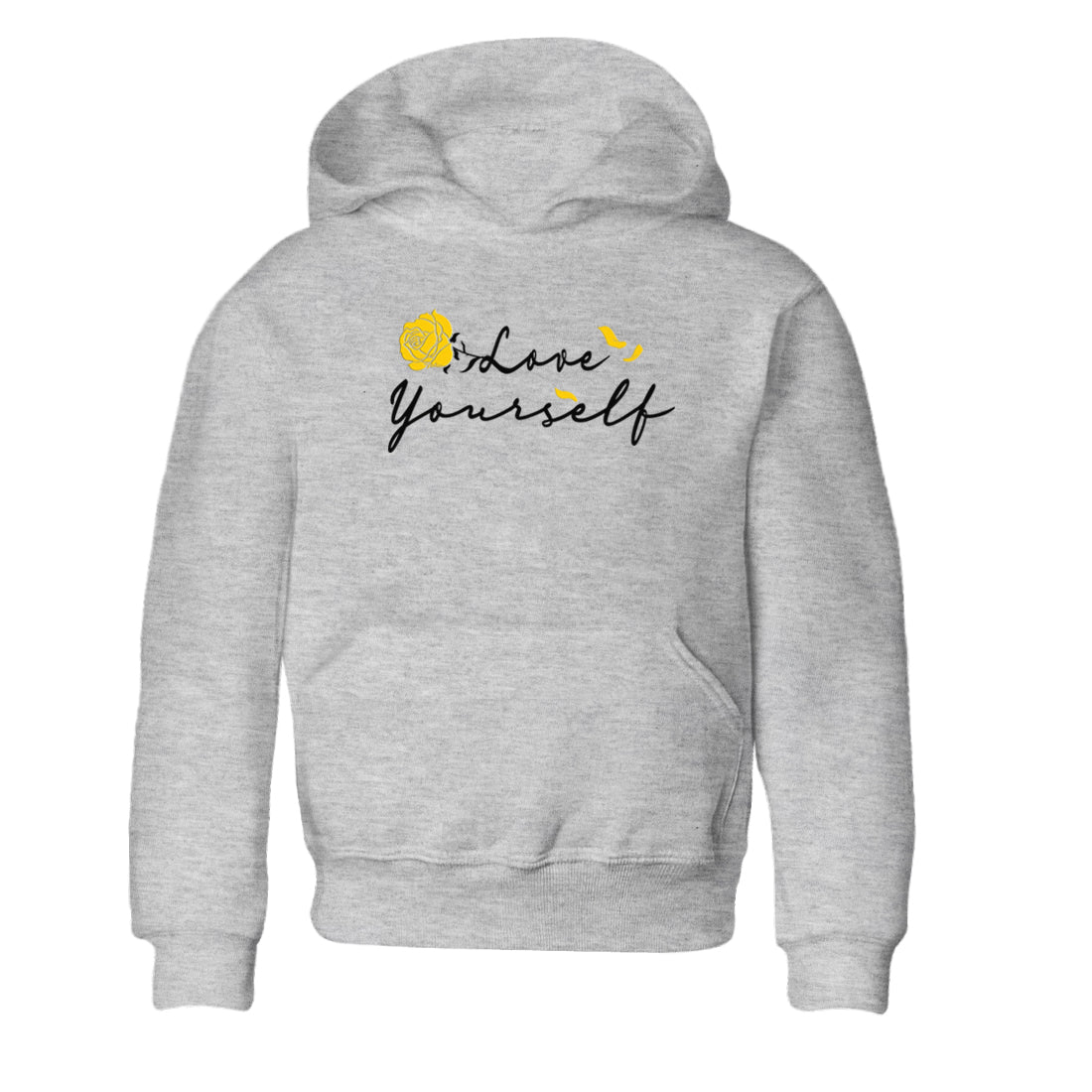 Love Yourself snkmatch Tees Kids - Air Jordan 1 Yellow Ochre