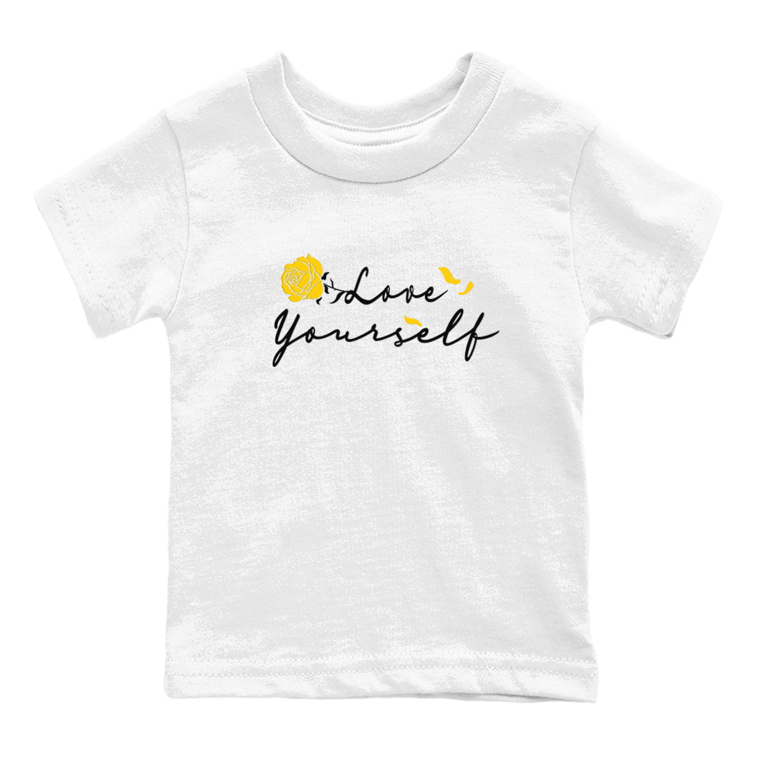 Love Yourself snkmatch Tees Kids - Air Jordan 1 Yellow Ochre