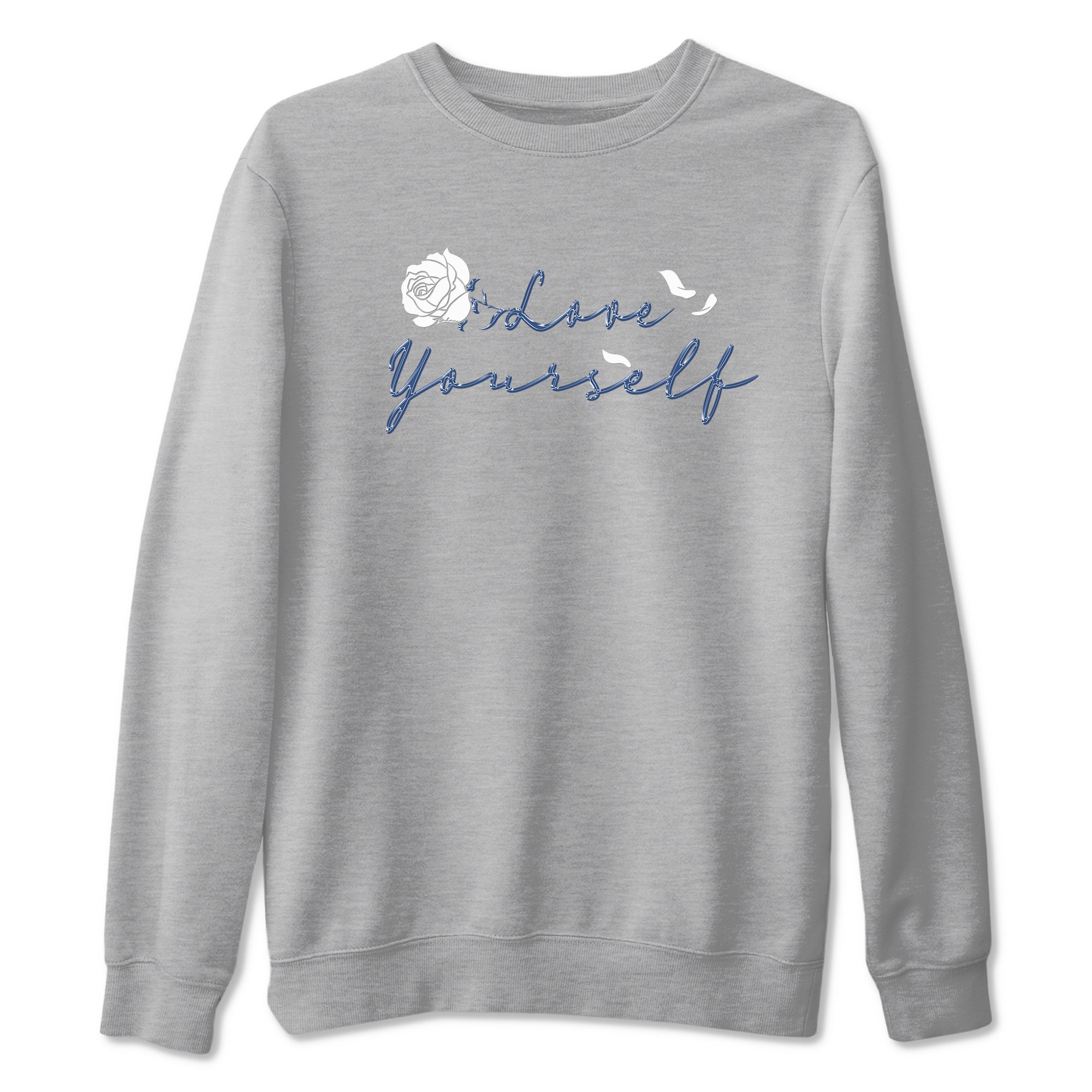 Love Yourself snkmatch Tees - Air Jordan 11 Diffused Blue
