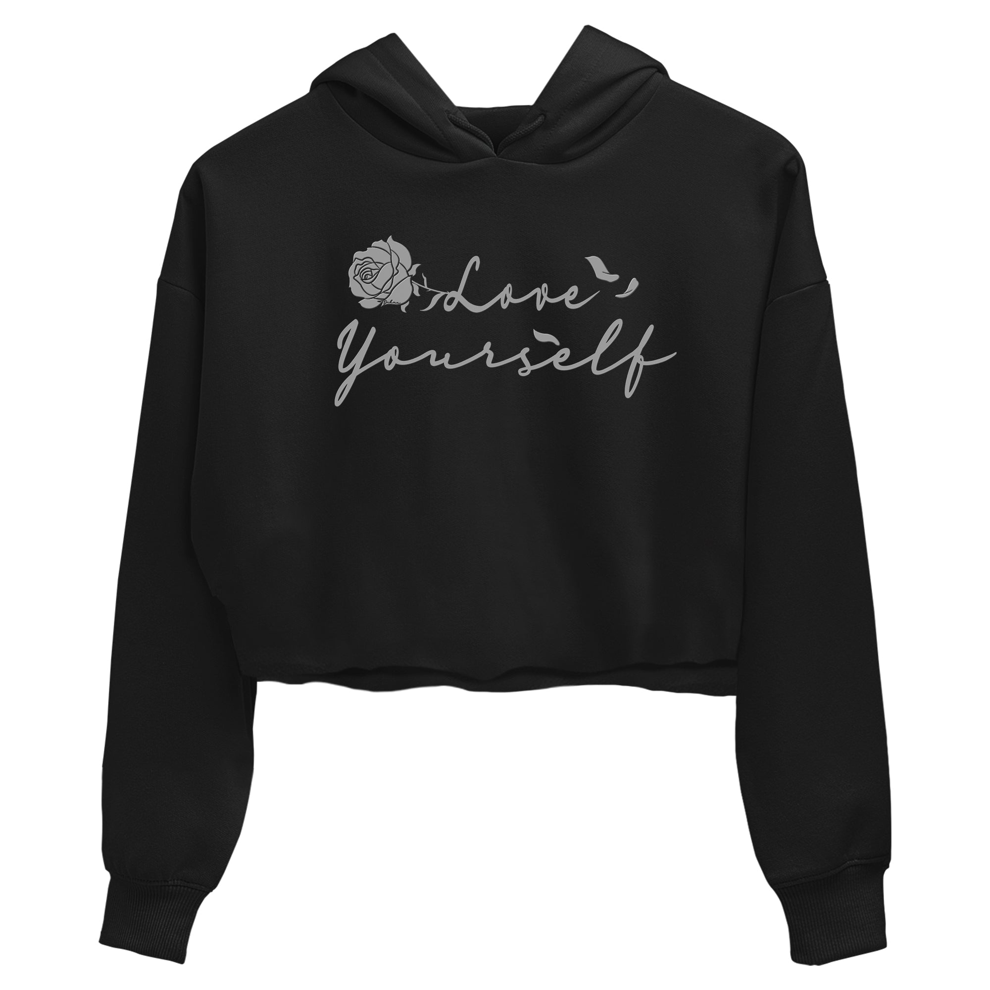 Love Yourself snkmatch Women's Top - Air Jordan 12 Black Wolf Grey
