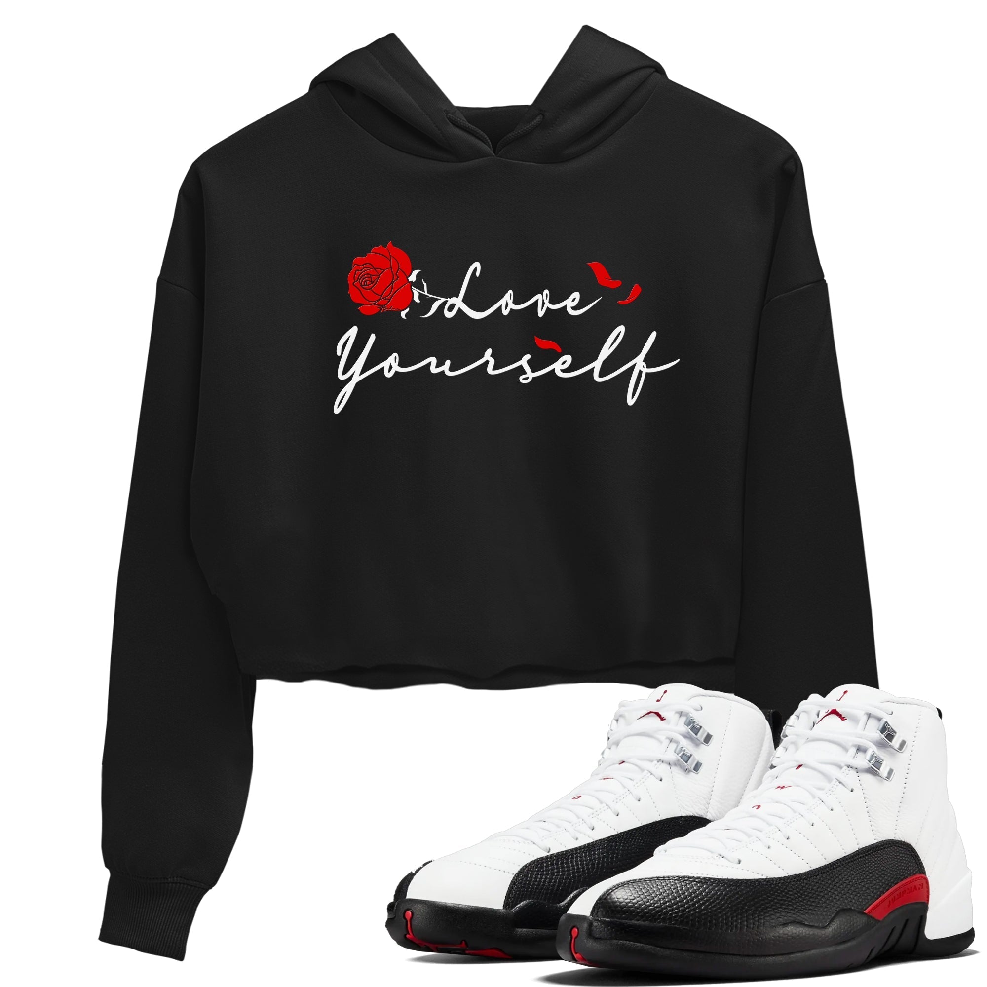 Love Yourself snkmatch Women's Top - Air Jordan 12 Taxi Flip