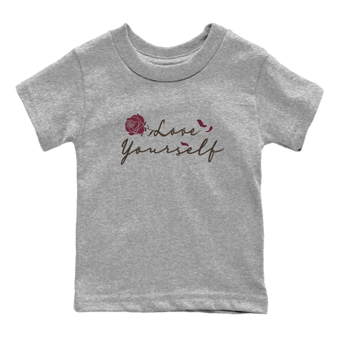 Love Yourself snkmatch Tees Kids - Air Jordan 3 A Ma Maniere x Burgundy Crush