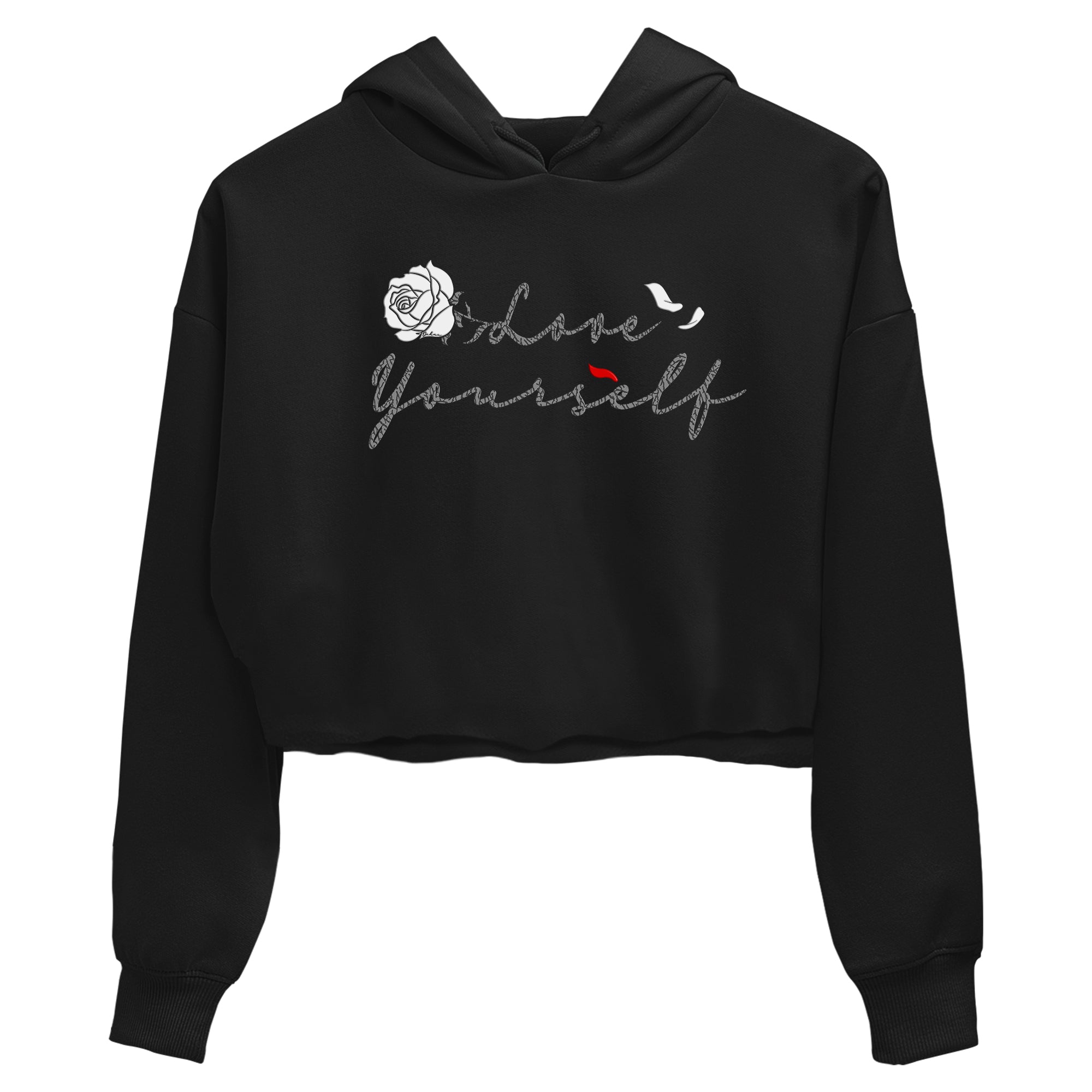 Love Yourself snkmatch Women's Top - Air Jordan 3 Black Cement