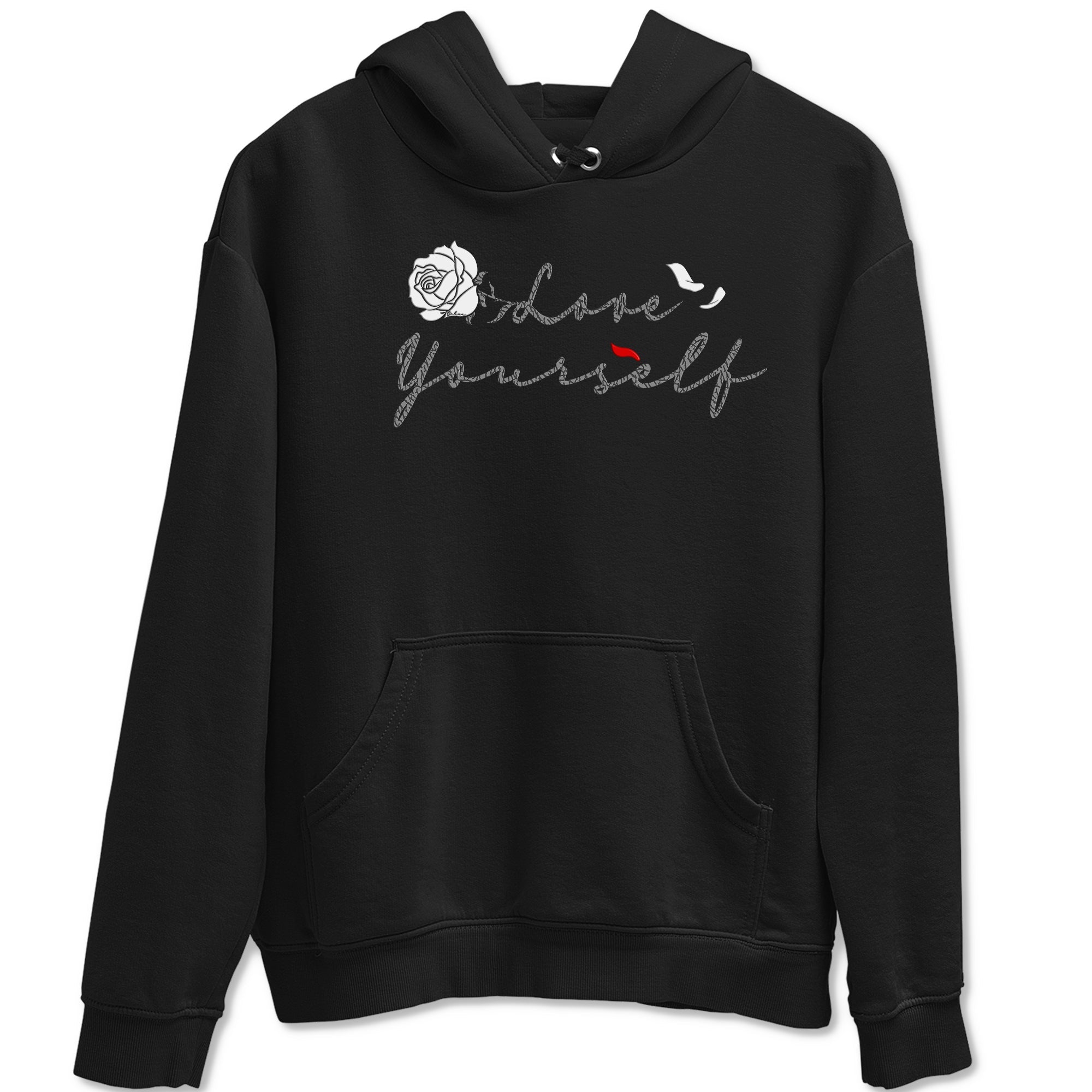 Love Yourself snkmatch Tees - Air Jordan 3 Black Cement