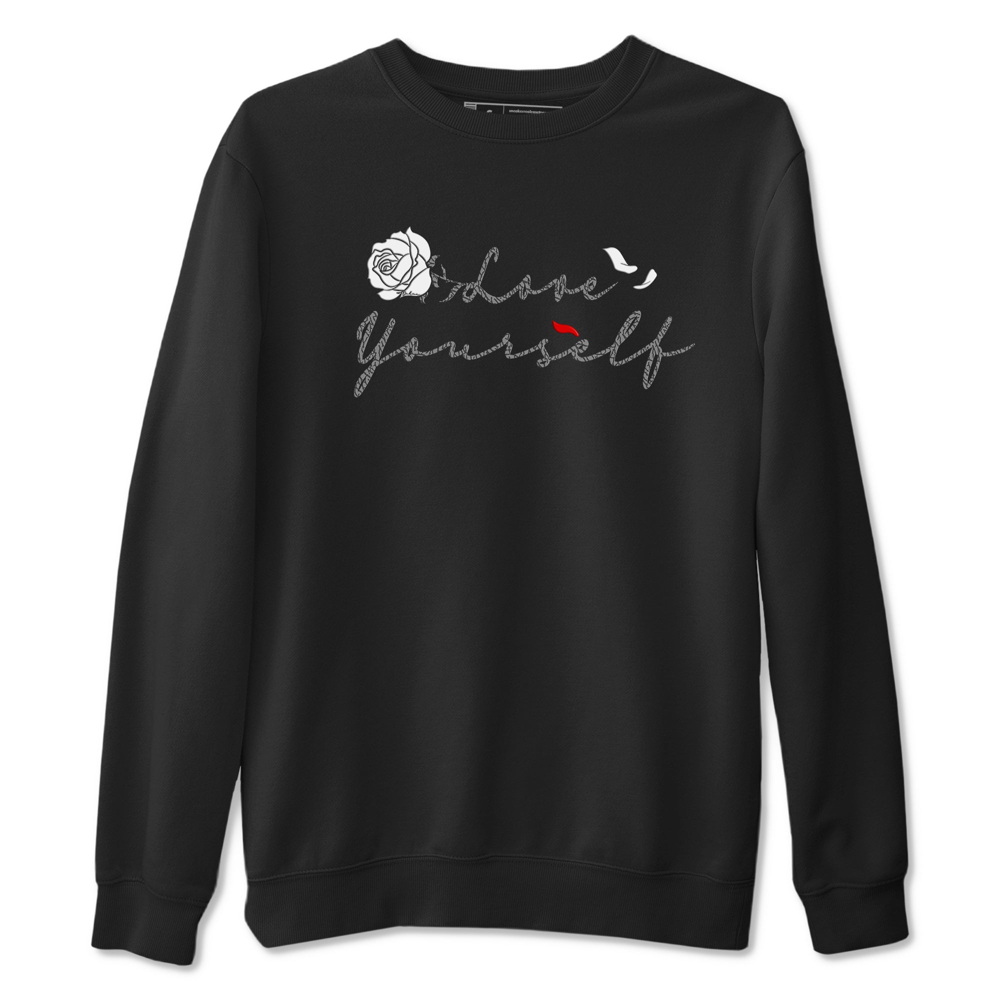 Love Yourself snkmatch Tees - Air Jordan 3 Black Cement