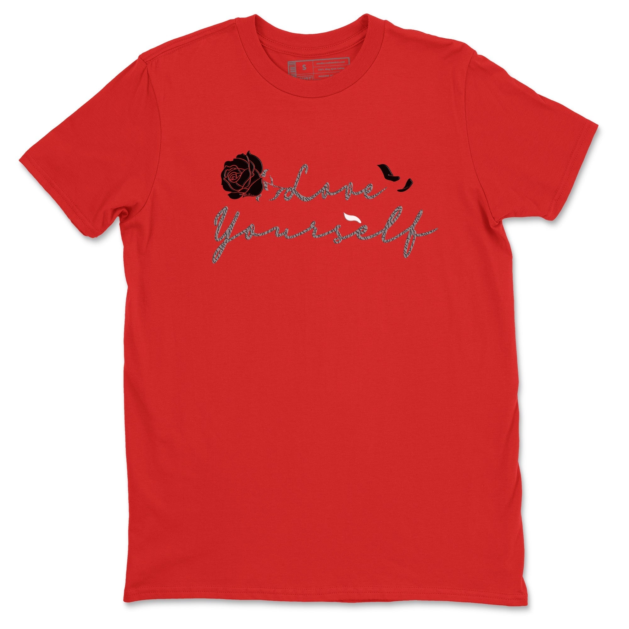 Love Yourself snkmatch Tees - Air Jordan 3 Black Cement