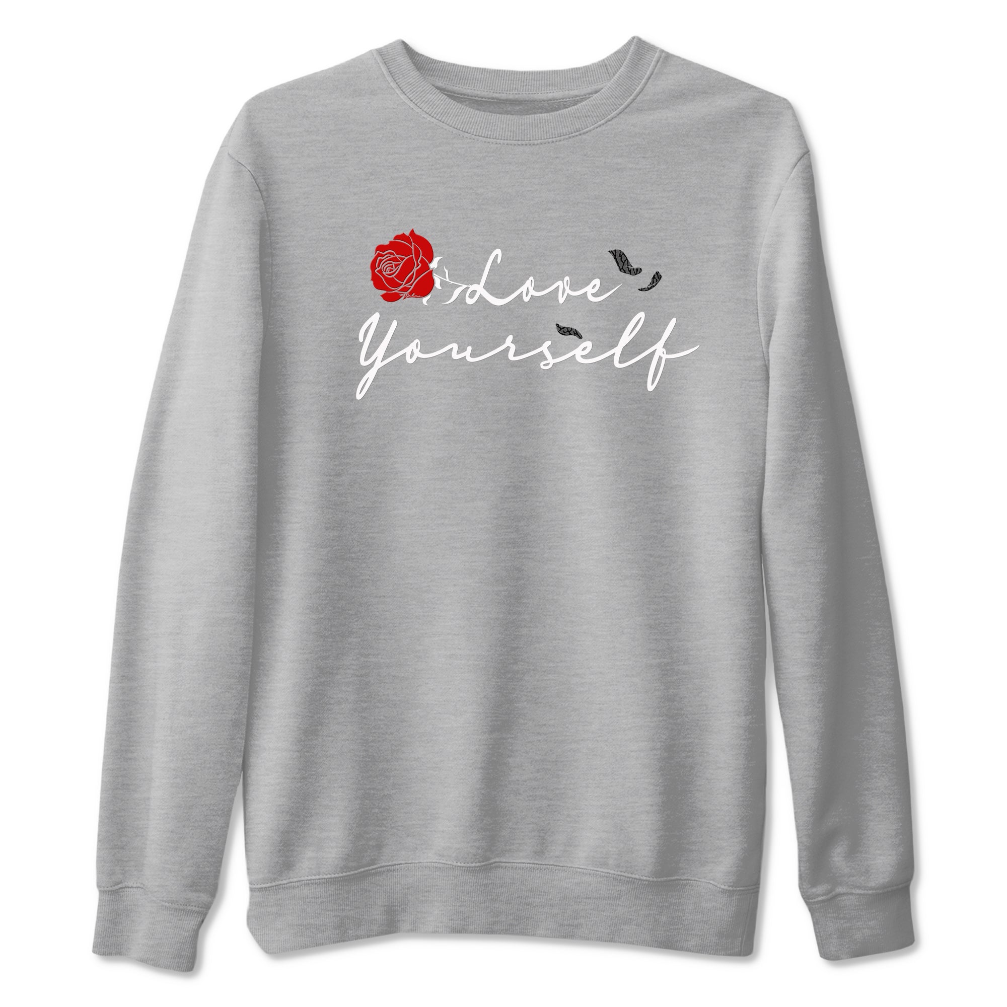 Love Yourself snkmatch Tees - Air Jordan 3 Cement Grey