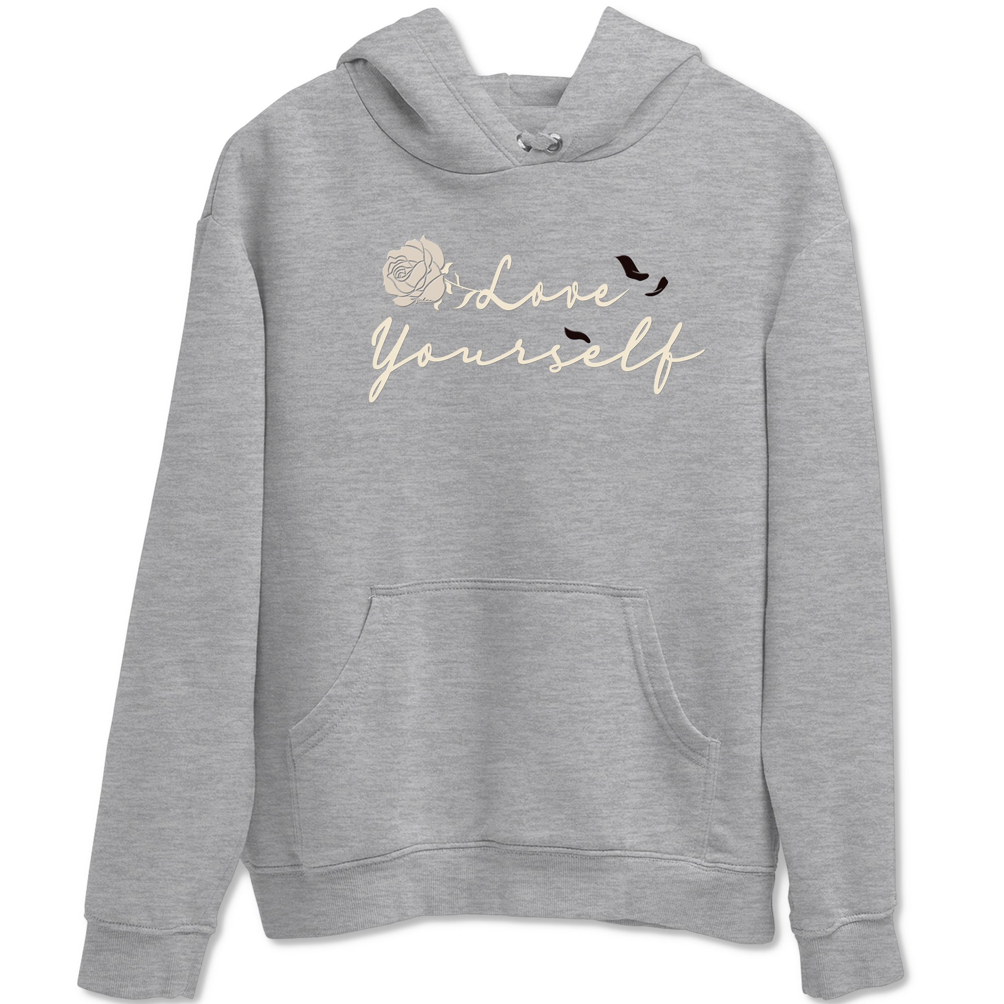 Love Yourself snkmatch Tees - Air Jordan 4 A Ma Maniere x Fossil Stone