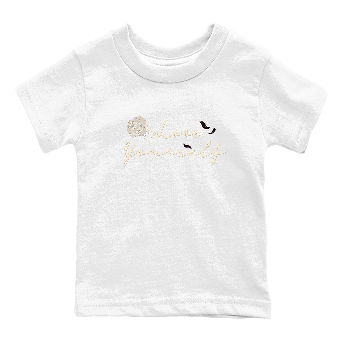 Love Yourself snkmatch Tees Kids - Air Jordan 4 A Ma Maniere x Fossil Stone