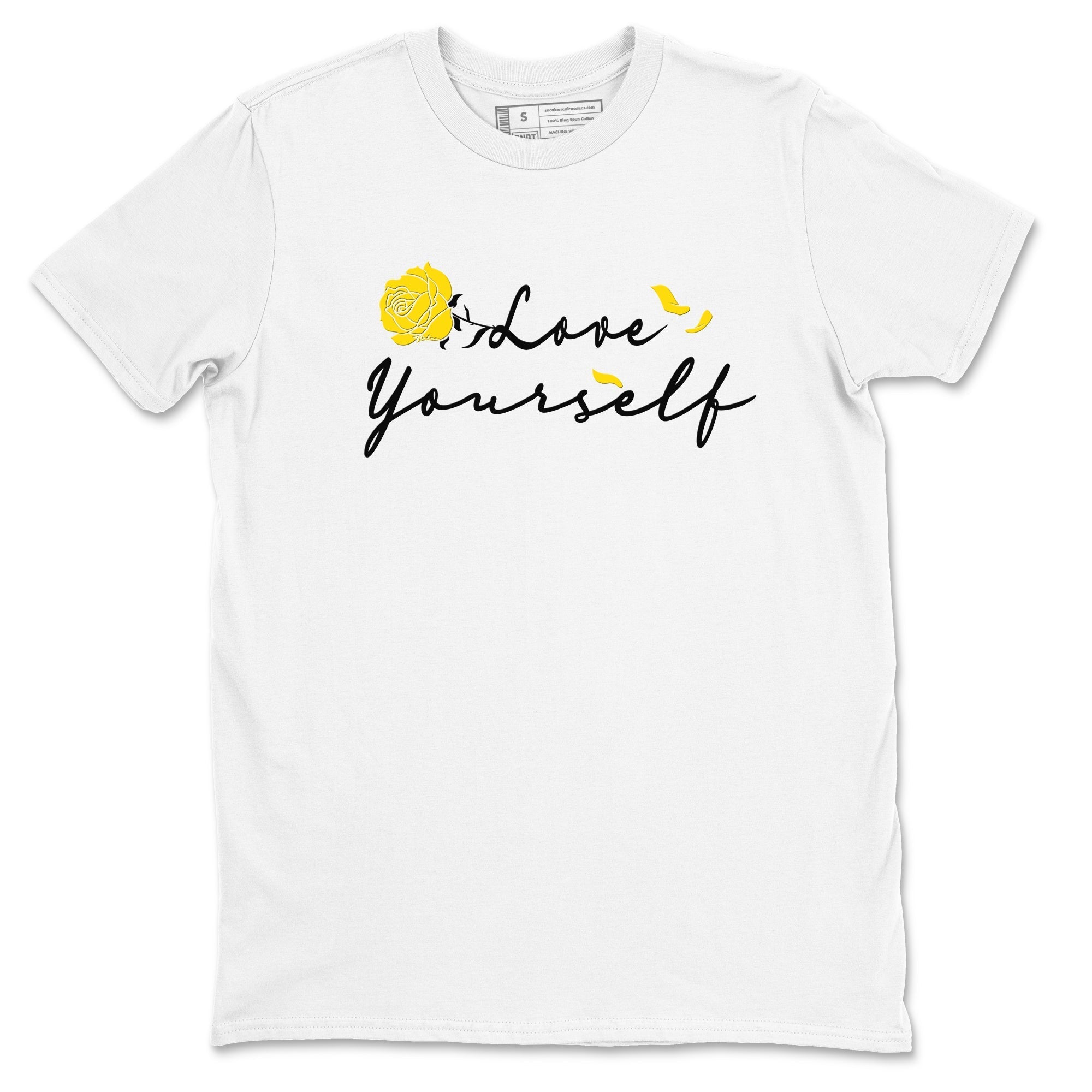 Love Yourself snkmatch Tees - Air Jordan 4 Vivid Sulfur
