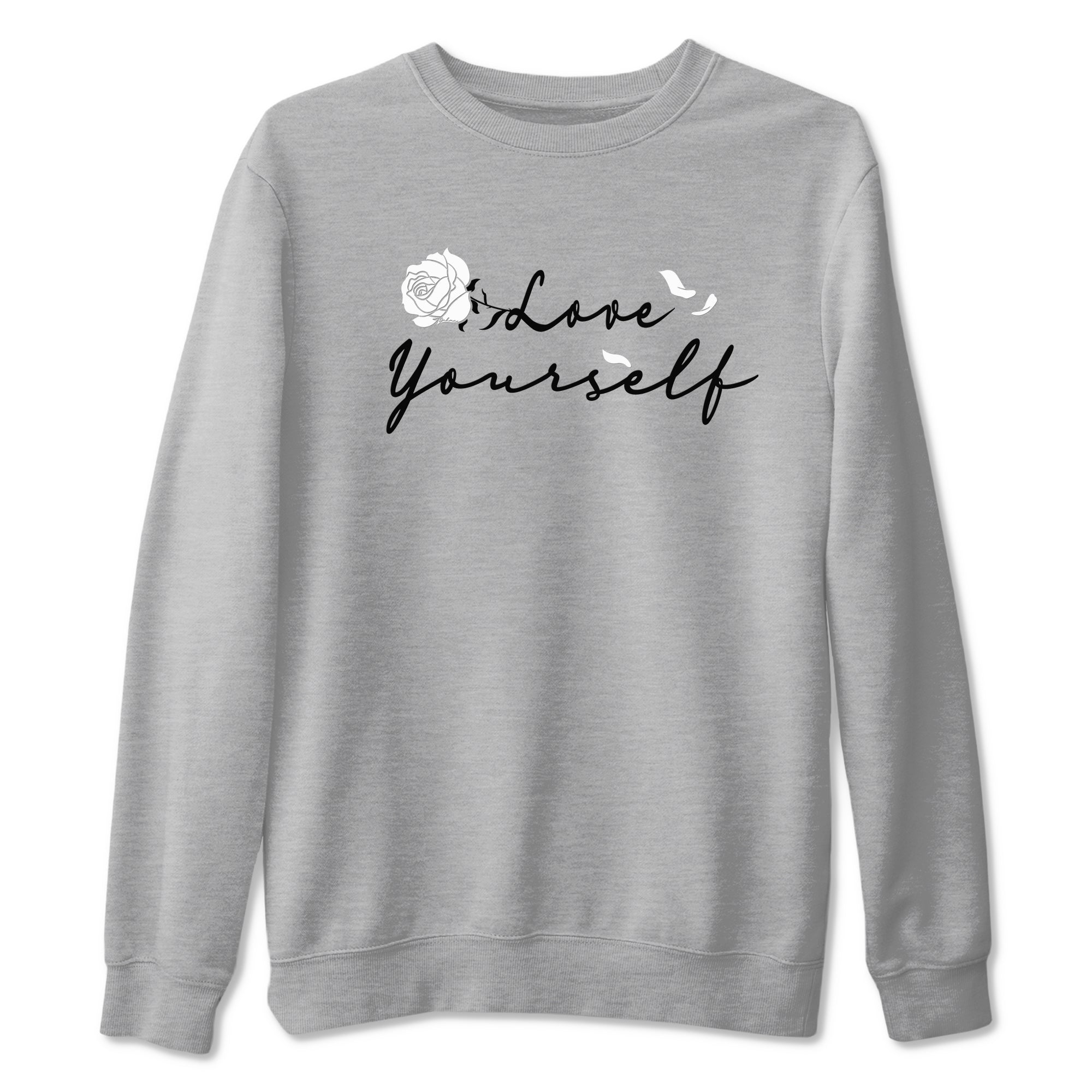Love Yourself snkmatch Tees - Air Jordan 4 White Thunder