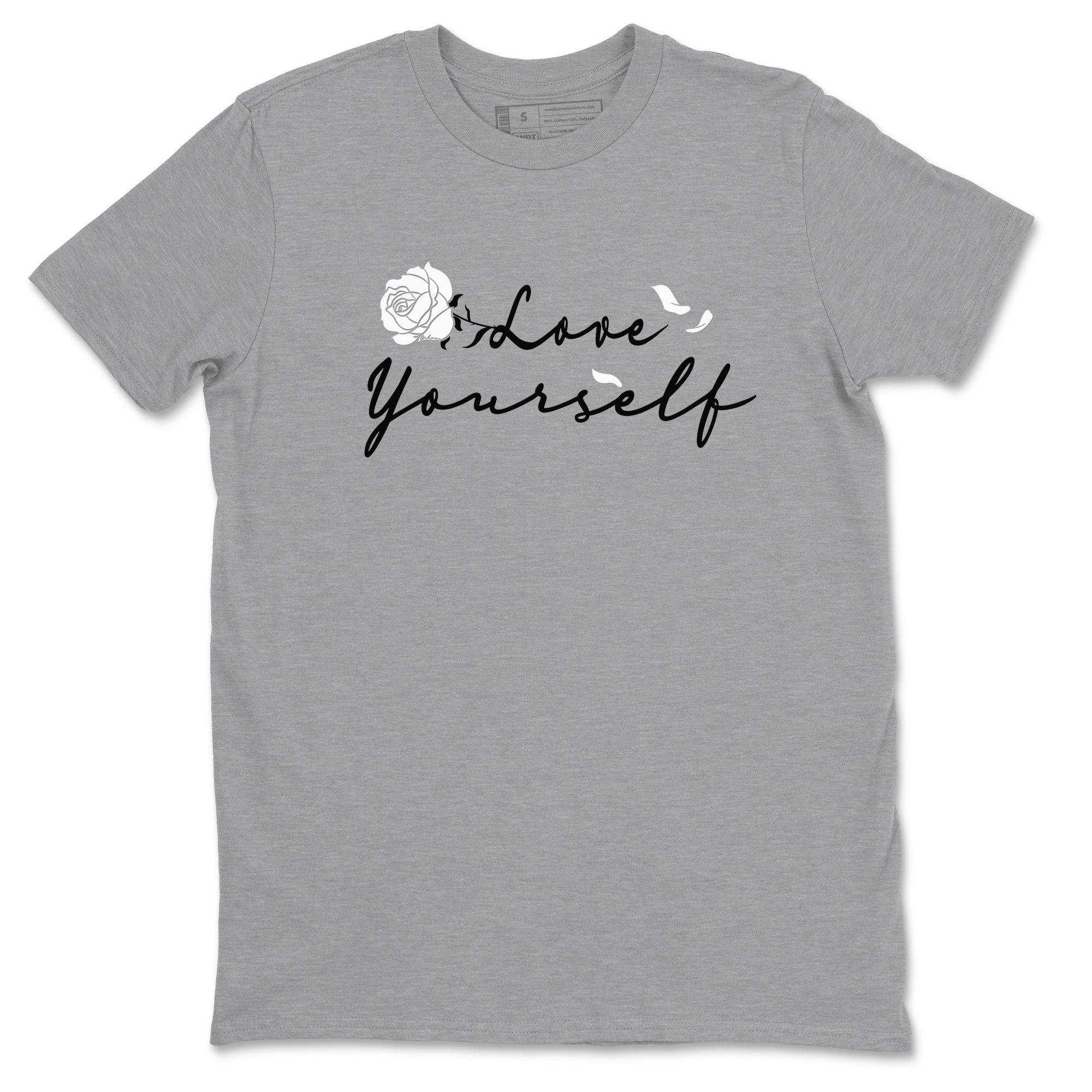 Love Yourself snkmatch Tees - Air Jordan 4 White Thunder