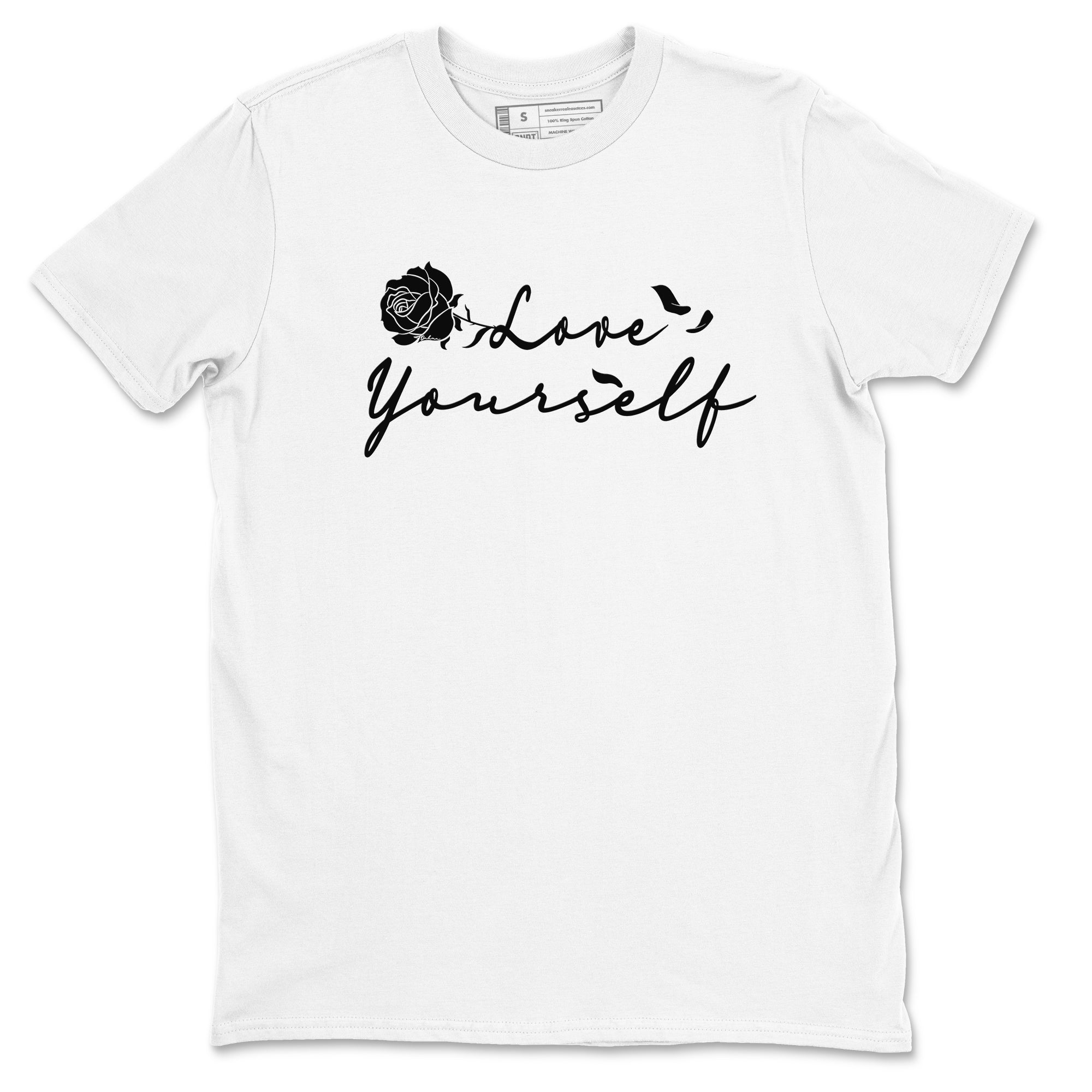 Love Yourself snkmatch Tees - Air Jordan 4 White Thunder