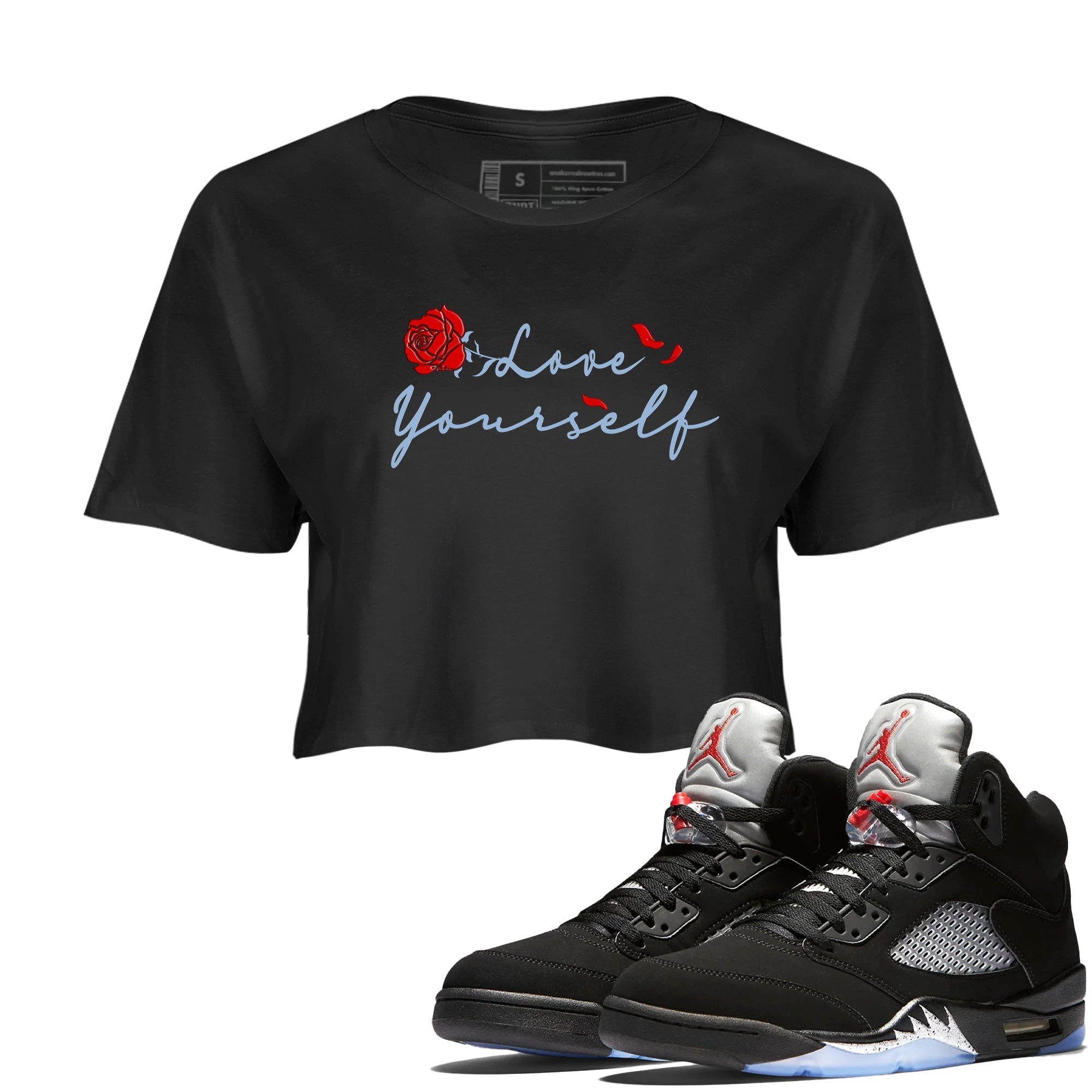 Love Yourself snkmatch Women's Top - Air Jordan 5 Reimagined