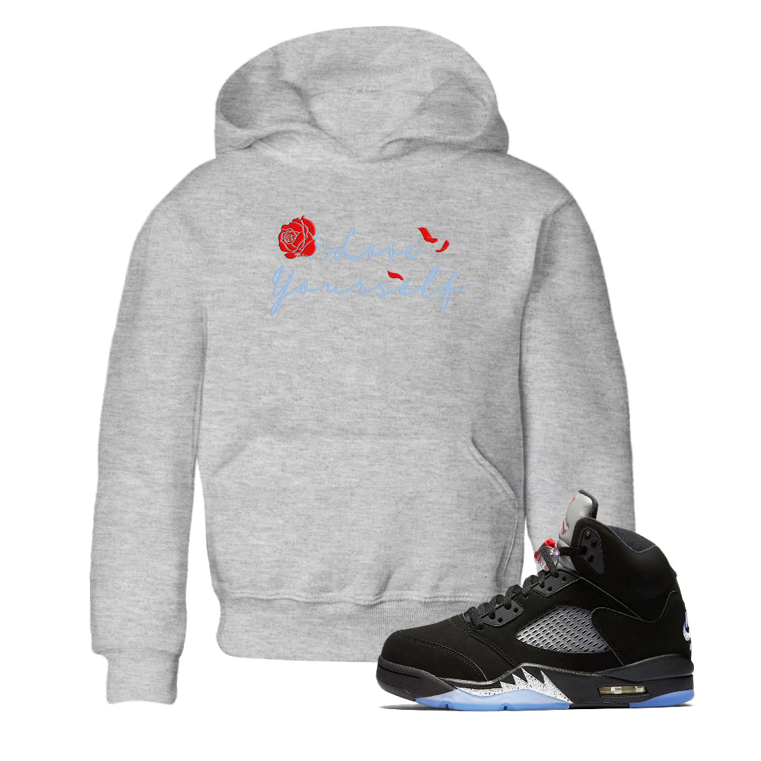 Love Yourself snkmatch Tees Kids - Air Jordan 5 Reimagined