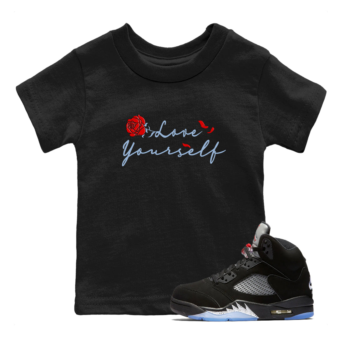 Love Yourself snkmatch Tees Kids - Air Jordan 5 Reimagined