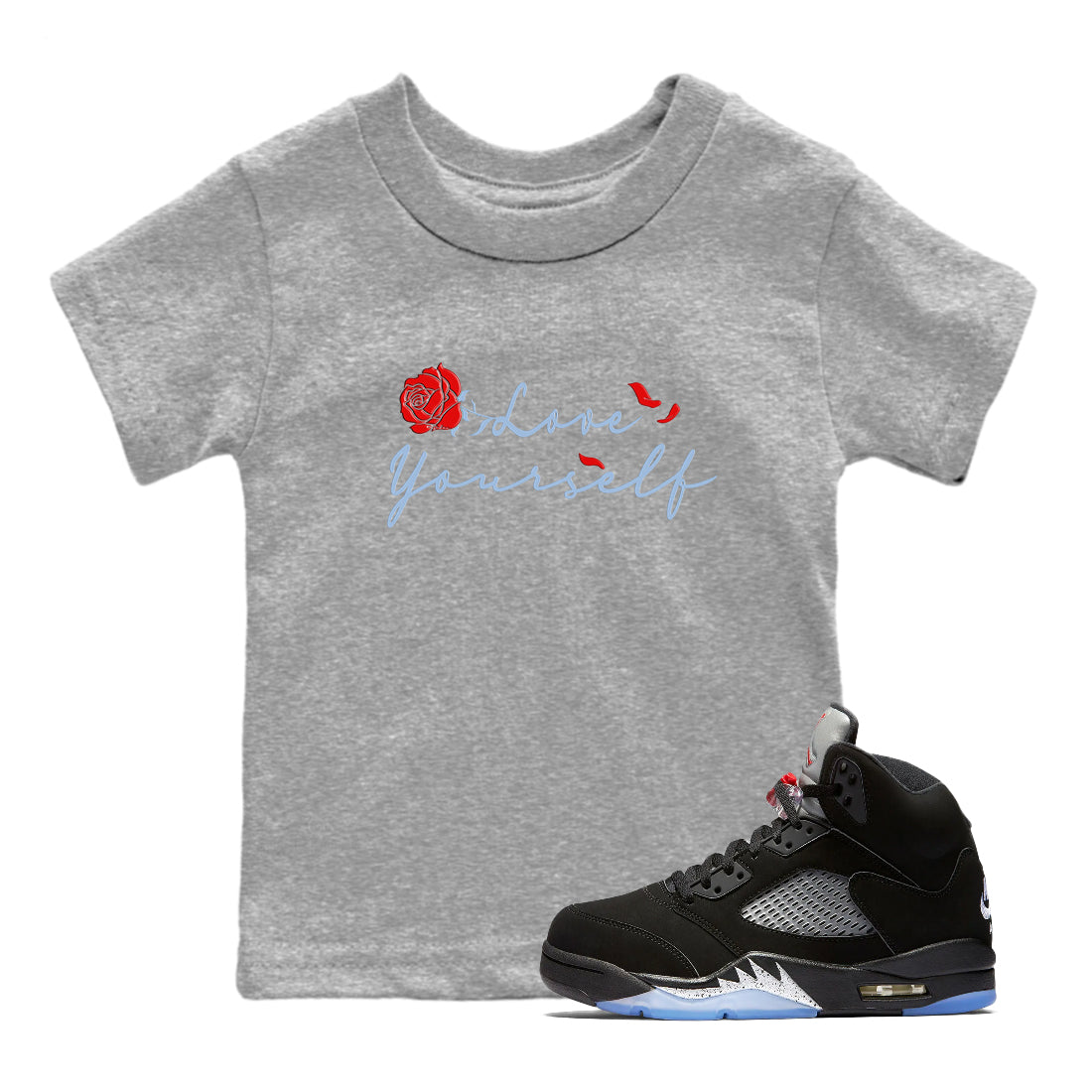 Love Yourself snkmatch Tees Kids - Air Jordan 5 Reimagined