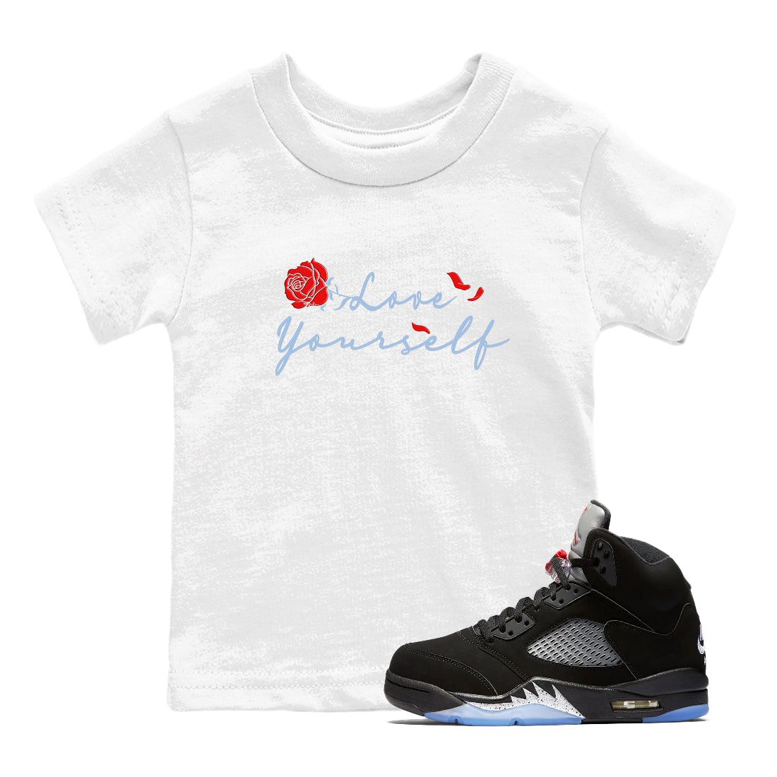 Love Yourself snkmatch Tees Kids - Air Jordan 5 Reimagined
