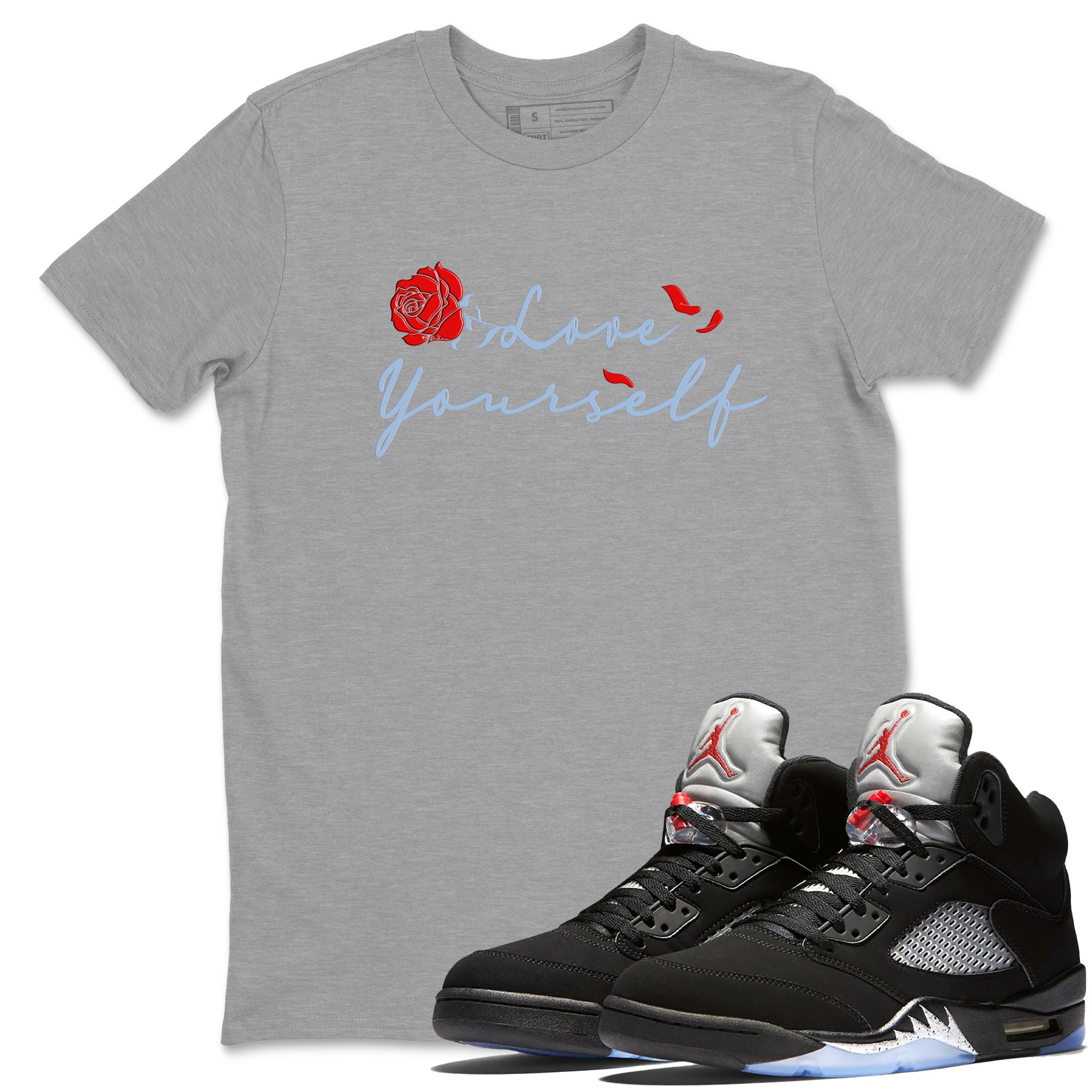 Love Yourself snkmatch Tees - Air Jordan 5 Reimagined