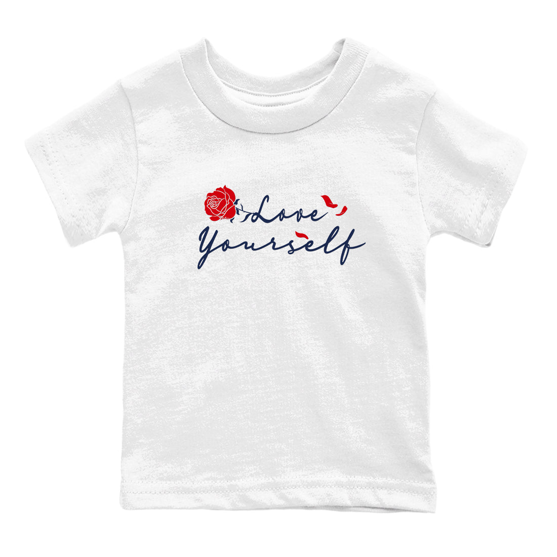 Love Yourself snkmatch Tees Kids - Air Jordan 6 White And Midnight Navy