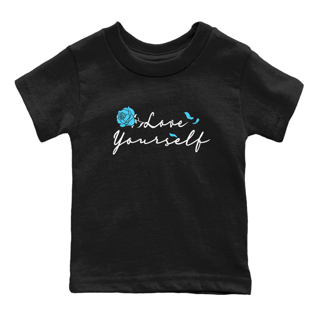 Love Yourself snkmatch Tees Kids - Air Jordan 9 Powder Blue