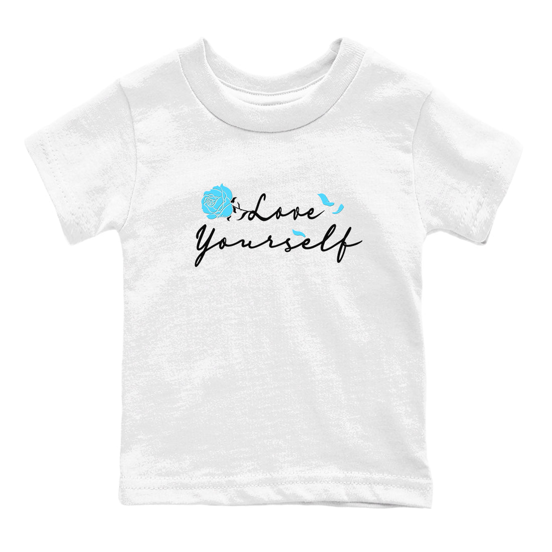 Love Yourself snkmatch Tees Kids - Air Jordan 9 Powder Blue