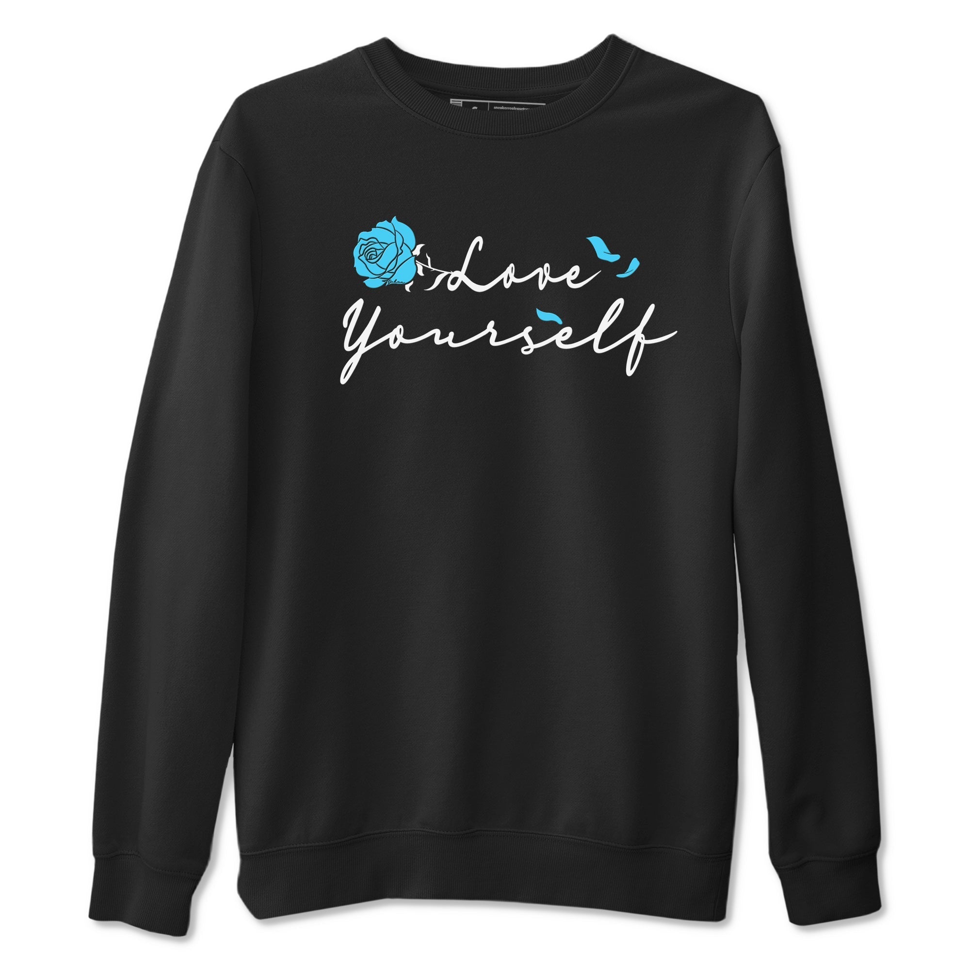 Love Yourself snkmatch Tees - Air Jordan 9 Powder Blue