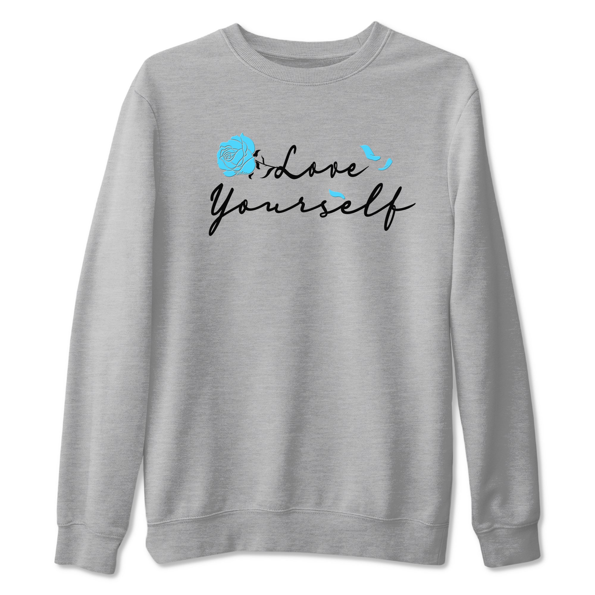 Love Yourself snkmatch Tees - Air Jordan 9 Powder Blue