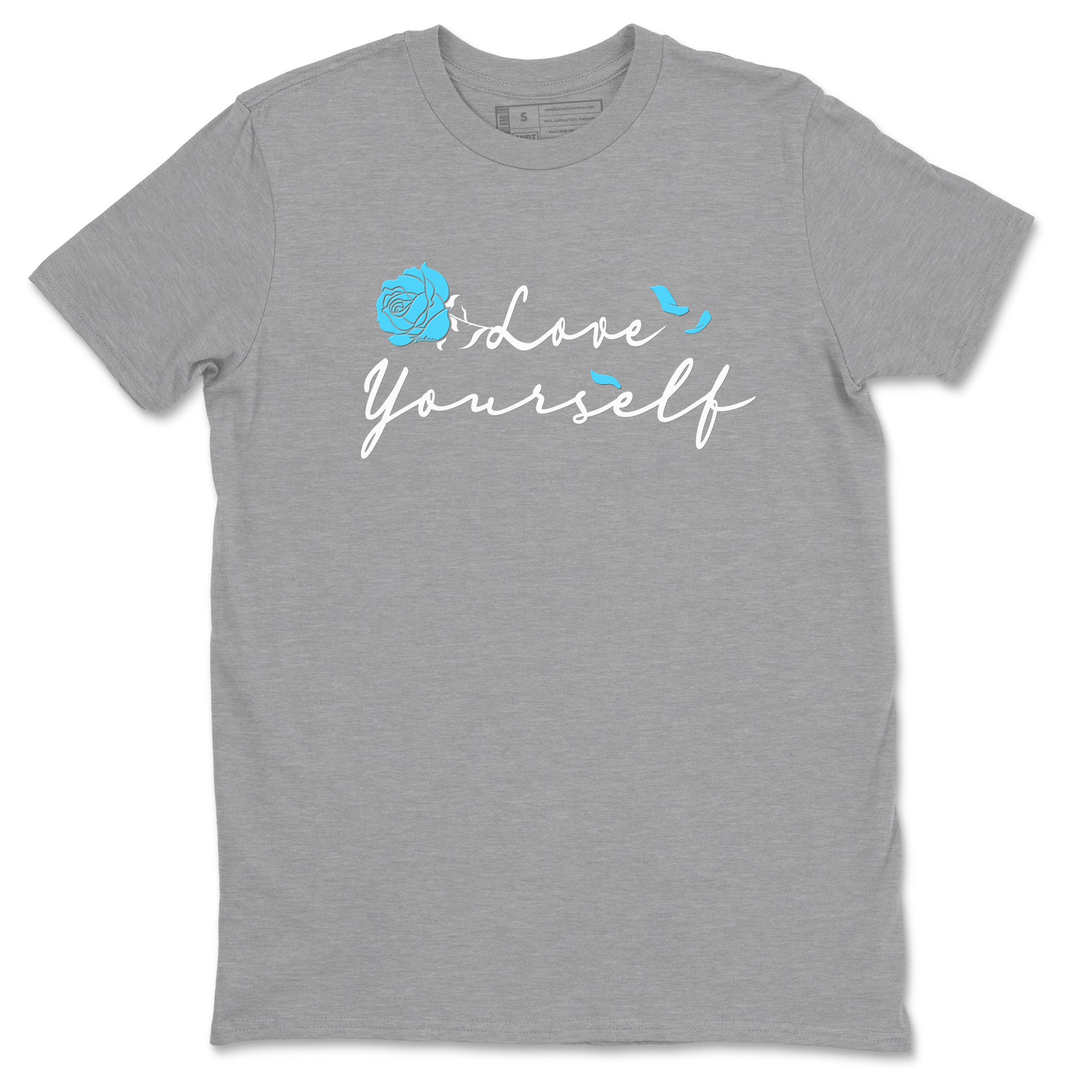 Love Yourself snkmatch Tees - Air Jordan 9 Powder Blue
