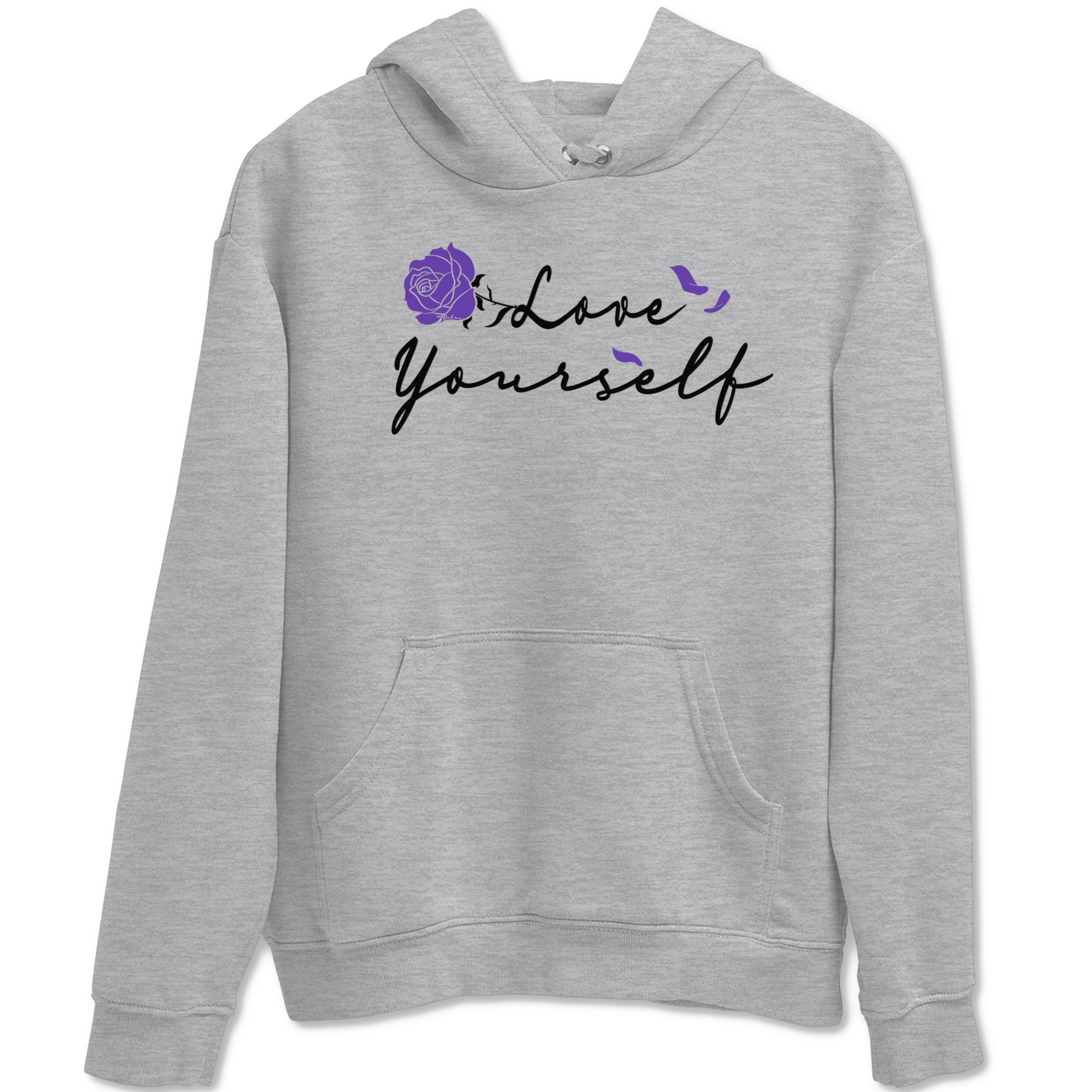 Love Yourself snkmatch Tees - Dunk Low Court Purple