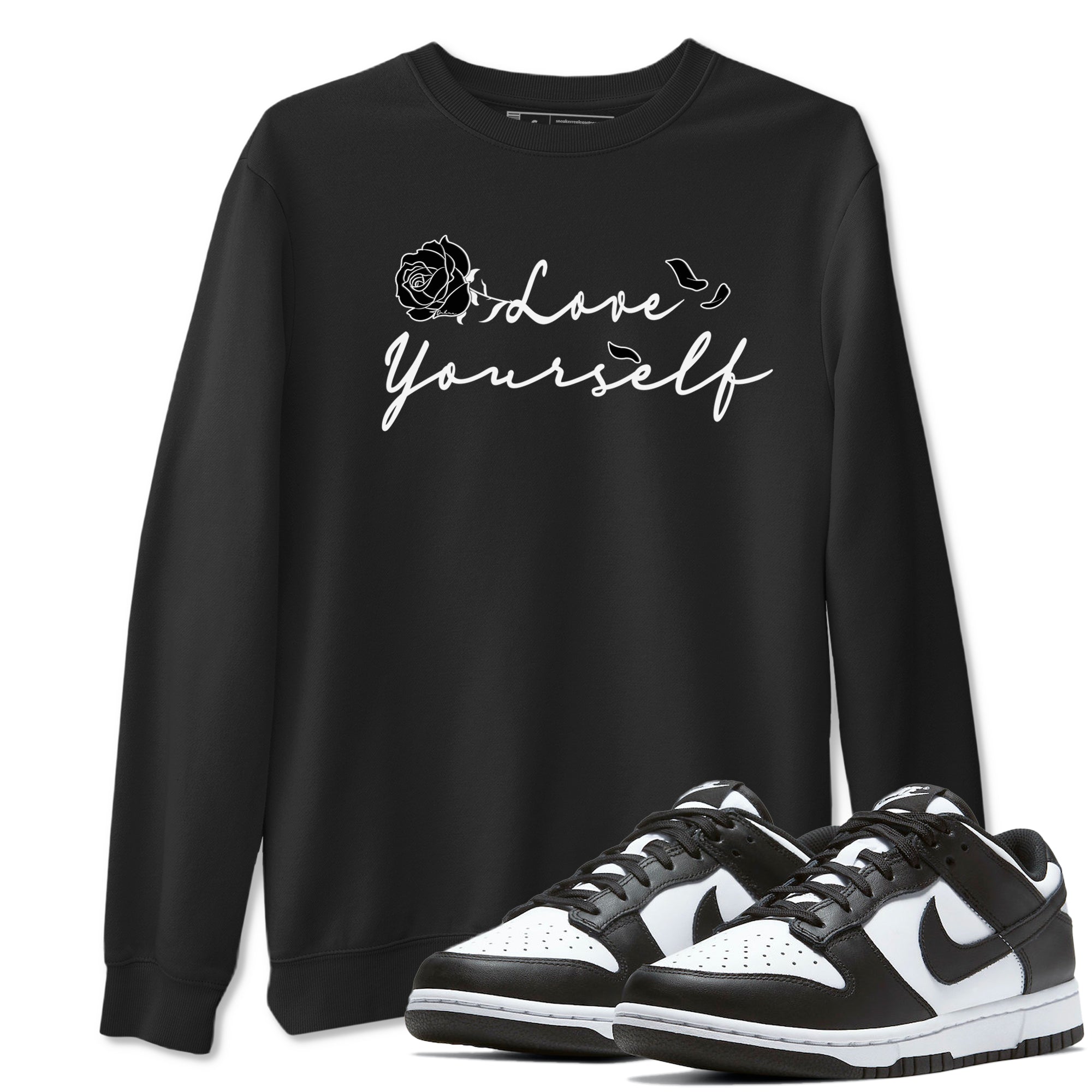 Love Yourself snkmatch Tees - Dunk Low Panda