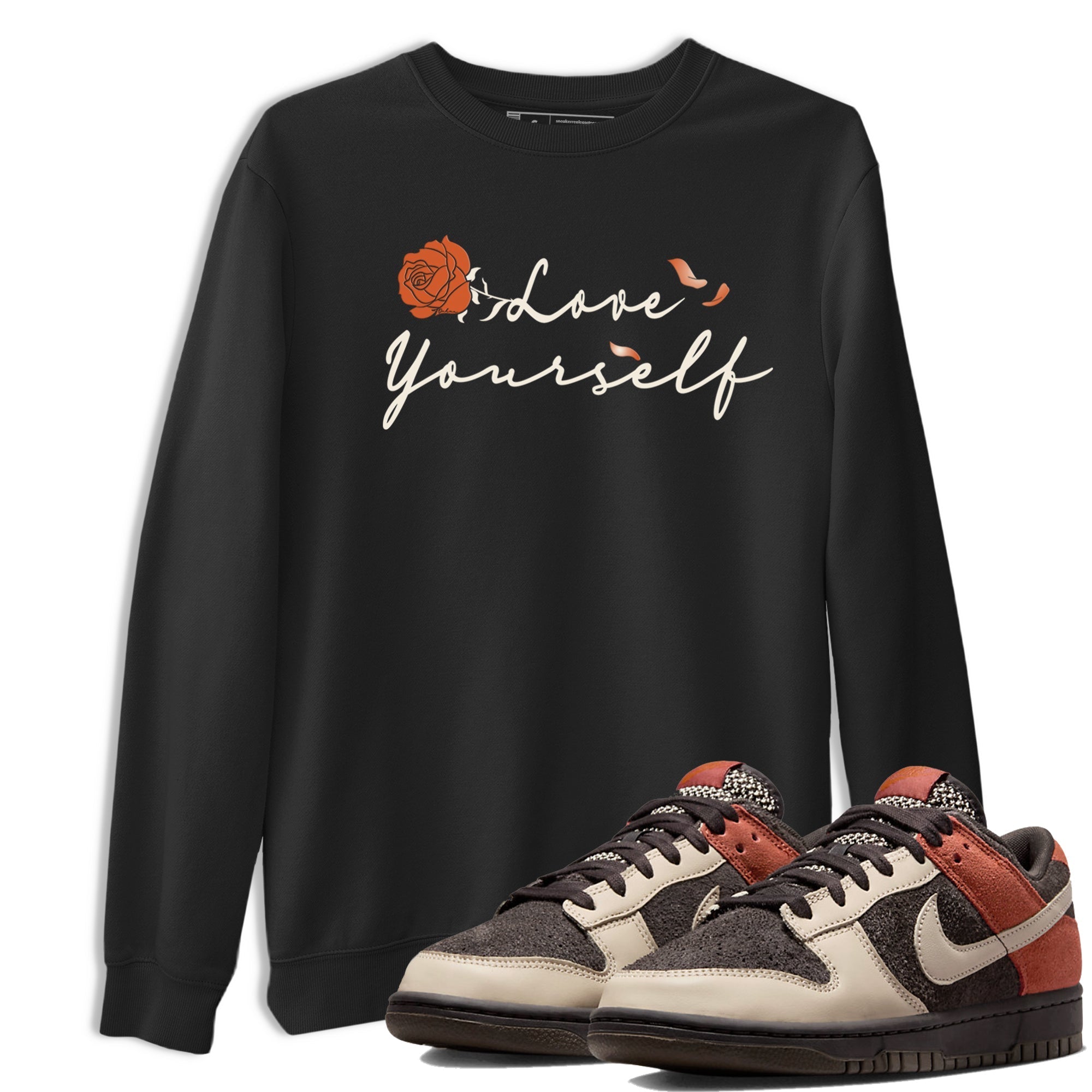 Love Yourself snkmatch Tee - Dunk Low Red Panda
