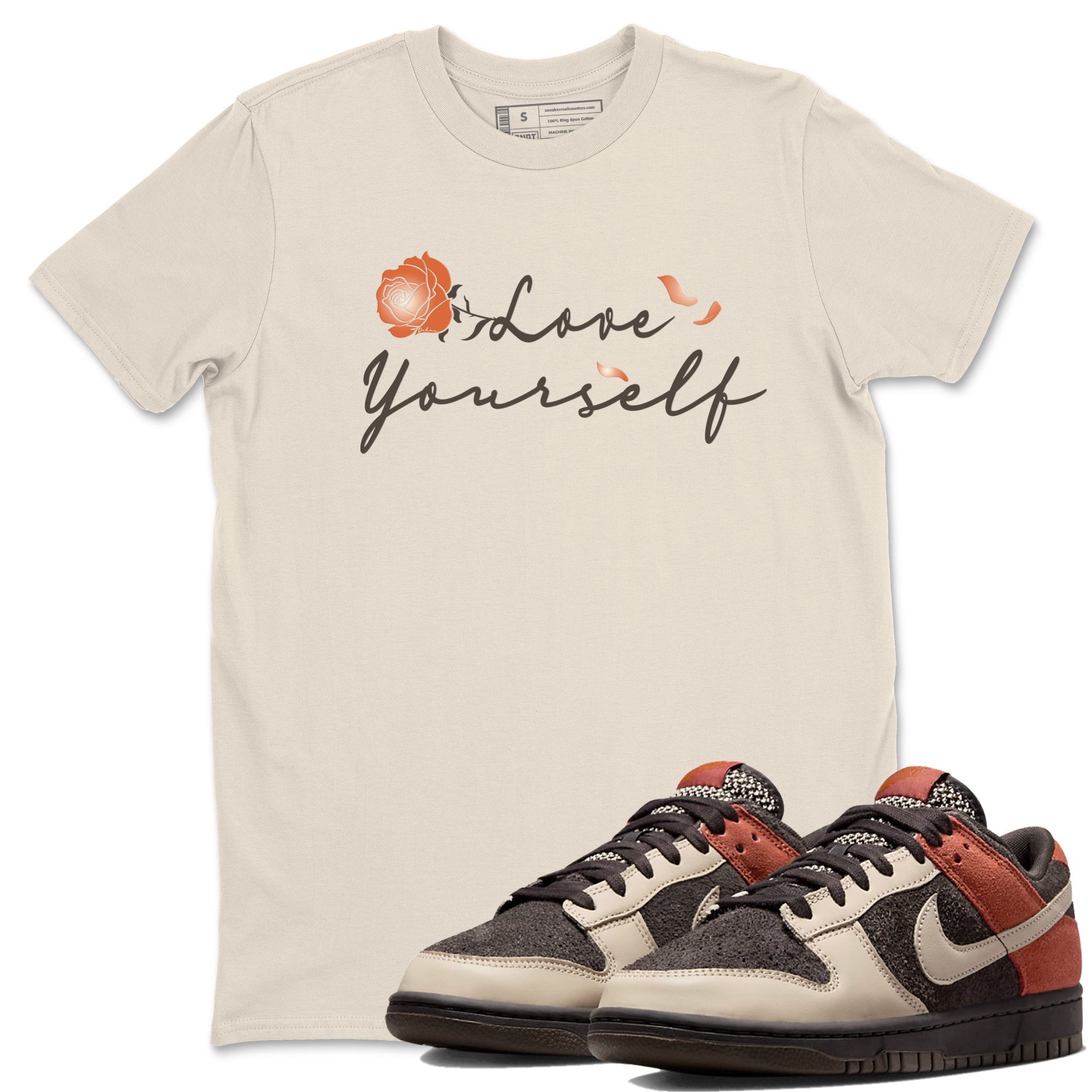 Love Yourself snkmatch Tee - Dunk Low Red Panda