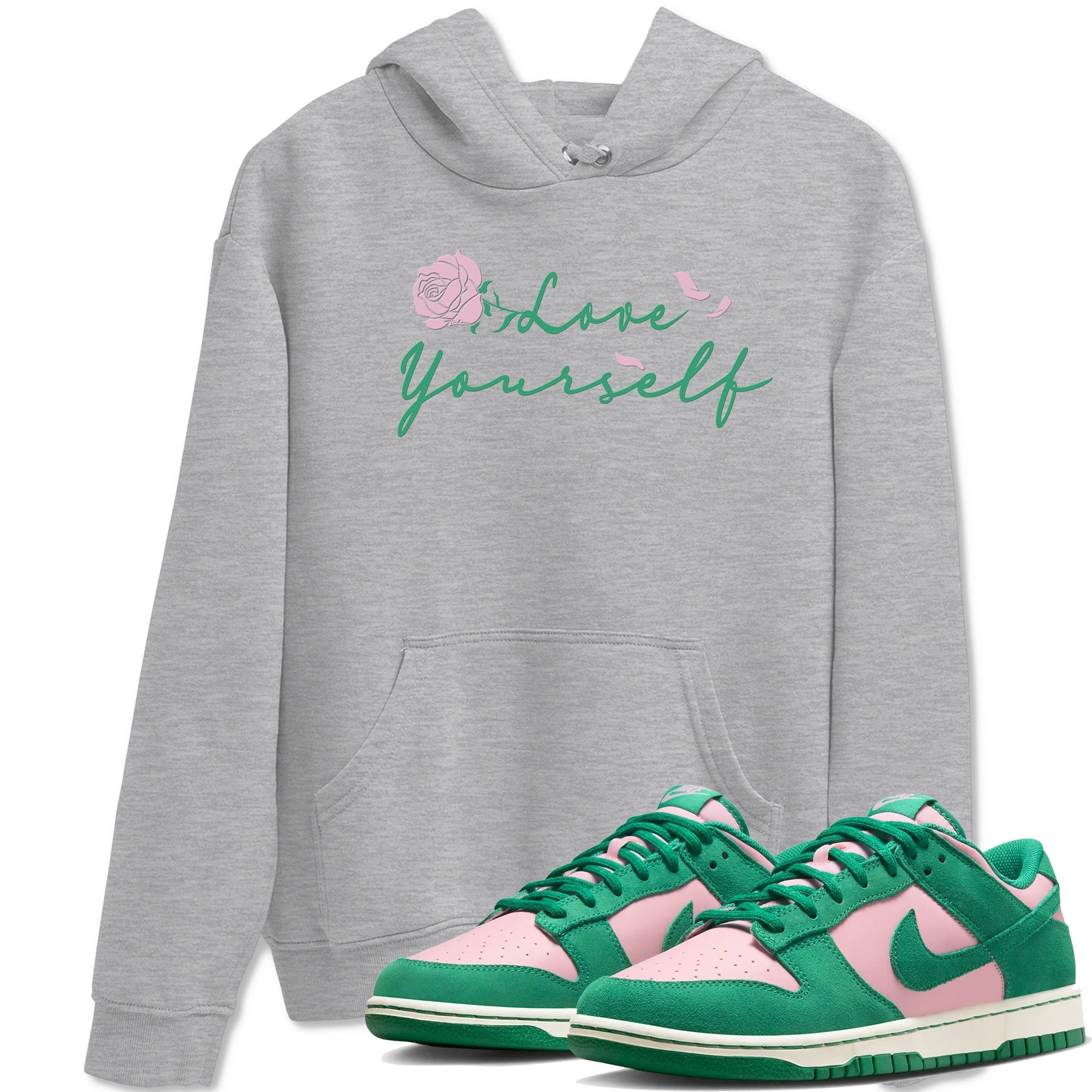 Love Yourself snkmatch Tees - Dunk Medium Soft Pink Malachite
