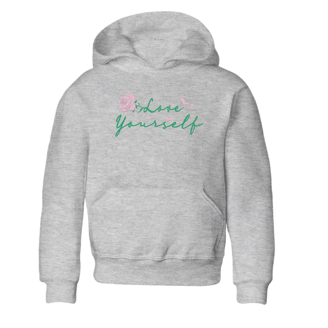 Love Yourself snkmatch Tees Kids - Dunk Medium Soft Pink Malachite