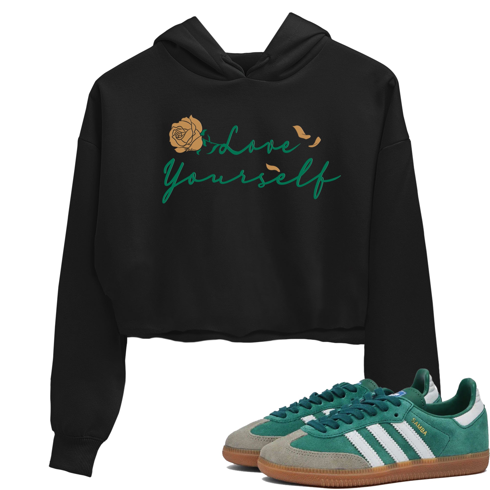 Love Yourself snkmatch Women's Top - Samba Collegiate Green Gum