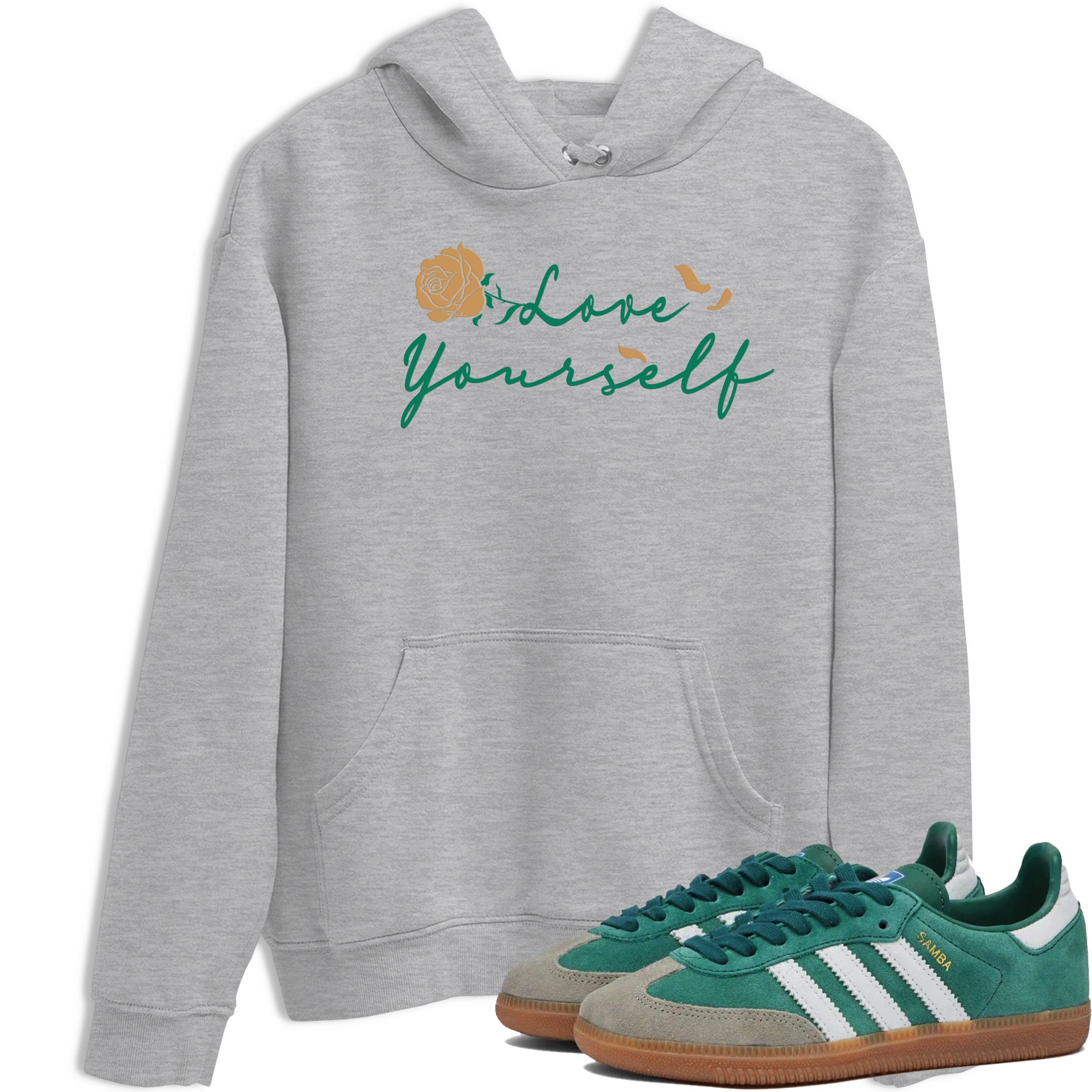 Love Yourself snkmatch Tee - Samba Collegiate Green Gum
