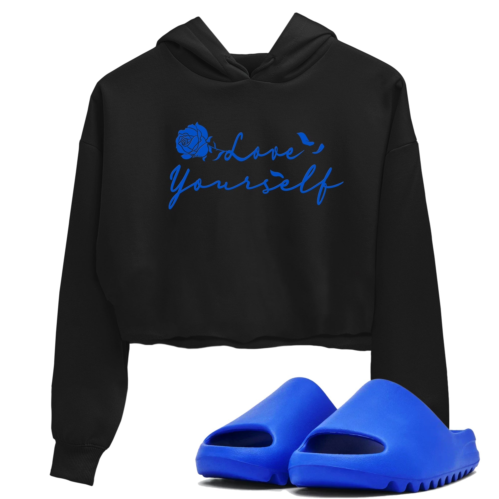 Love Yourself snkmatch Women's Top - Yeezy Slide Azure