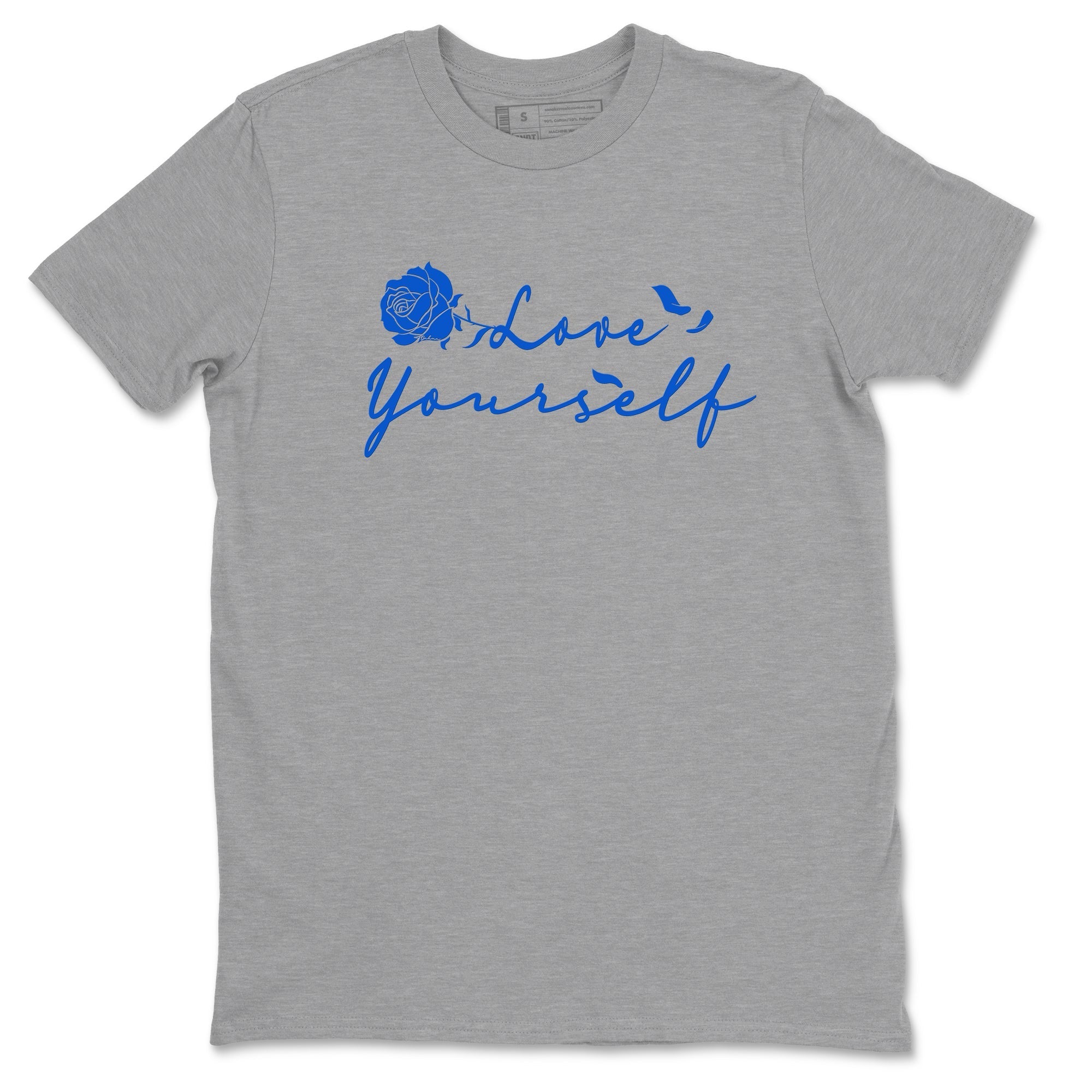 Love Yourself snkmatch Tees - Yeezy Slide Azure
