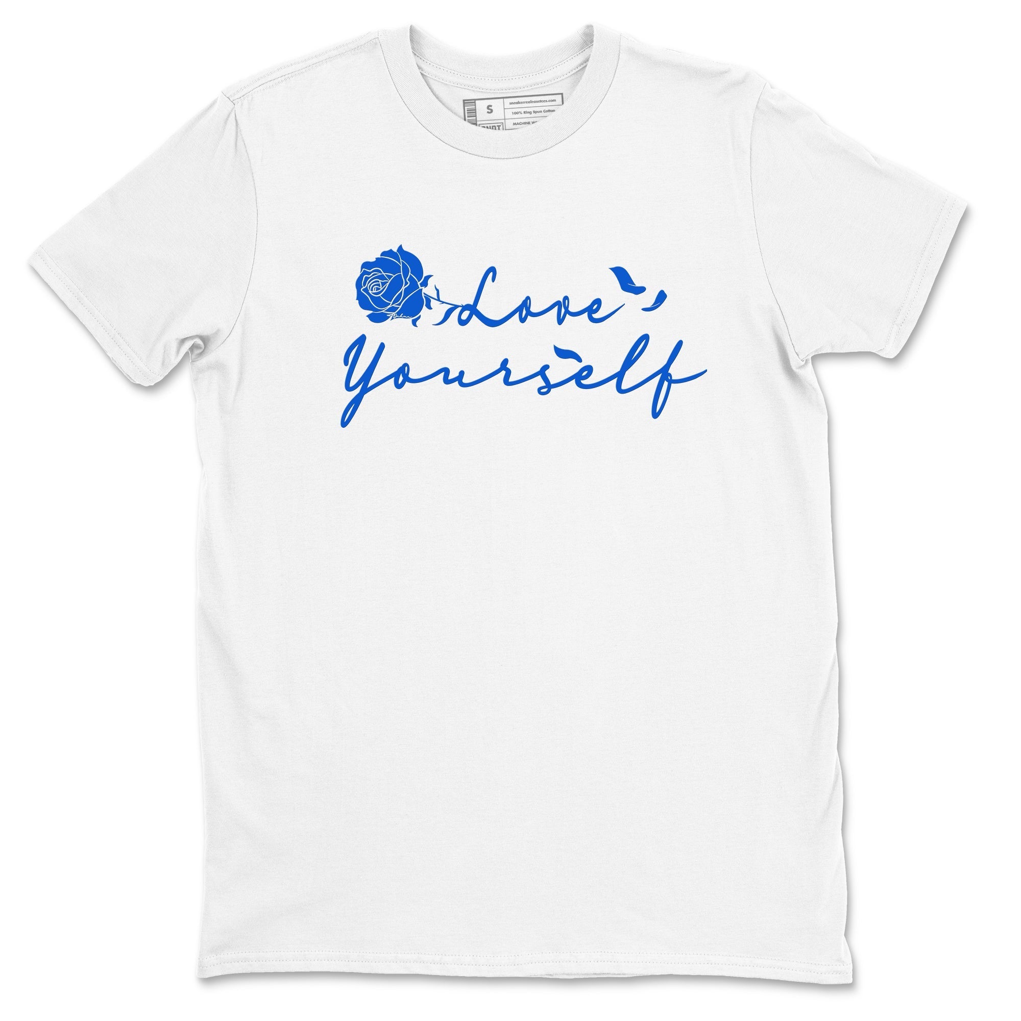 Love Yourself snkmatch Tees - Yeezy Slide Azure