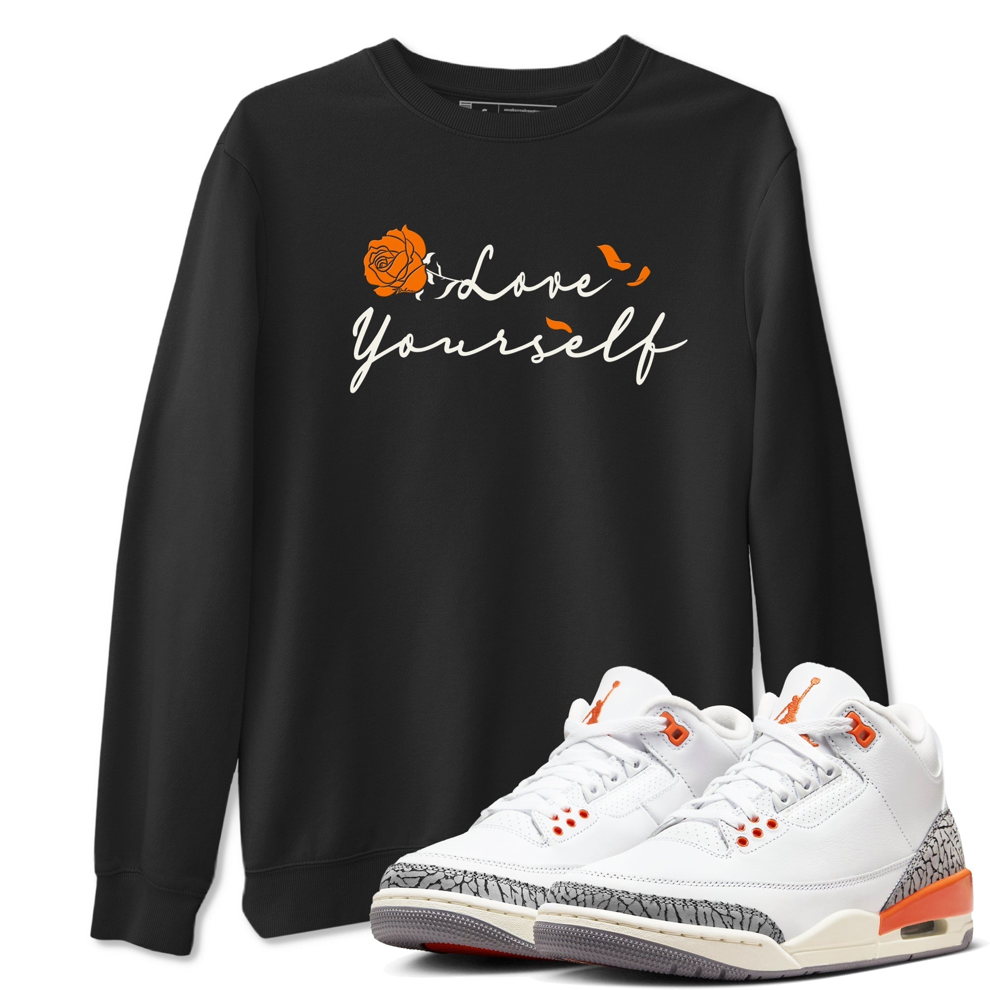Love Yourself snkmatch Tees - Air Jordan 3 Georgia Peach