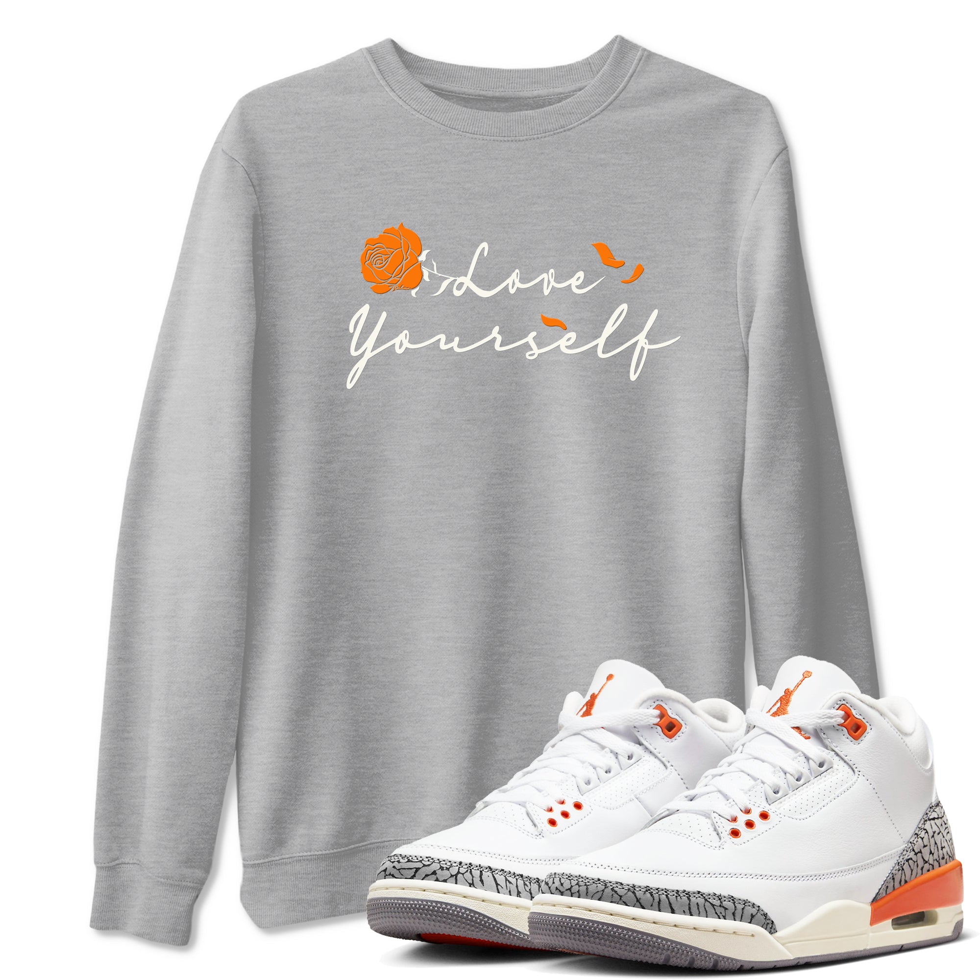 Love Yourself snkmatch Tees - Air Jordan 3 Georgia Peach